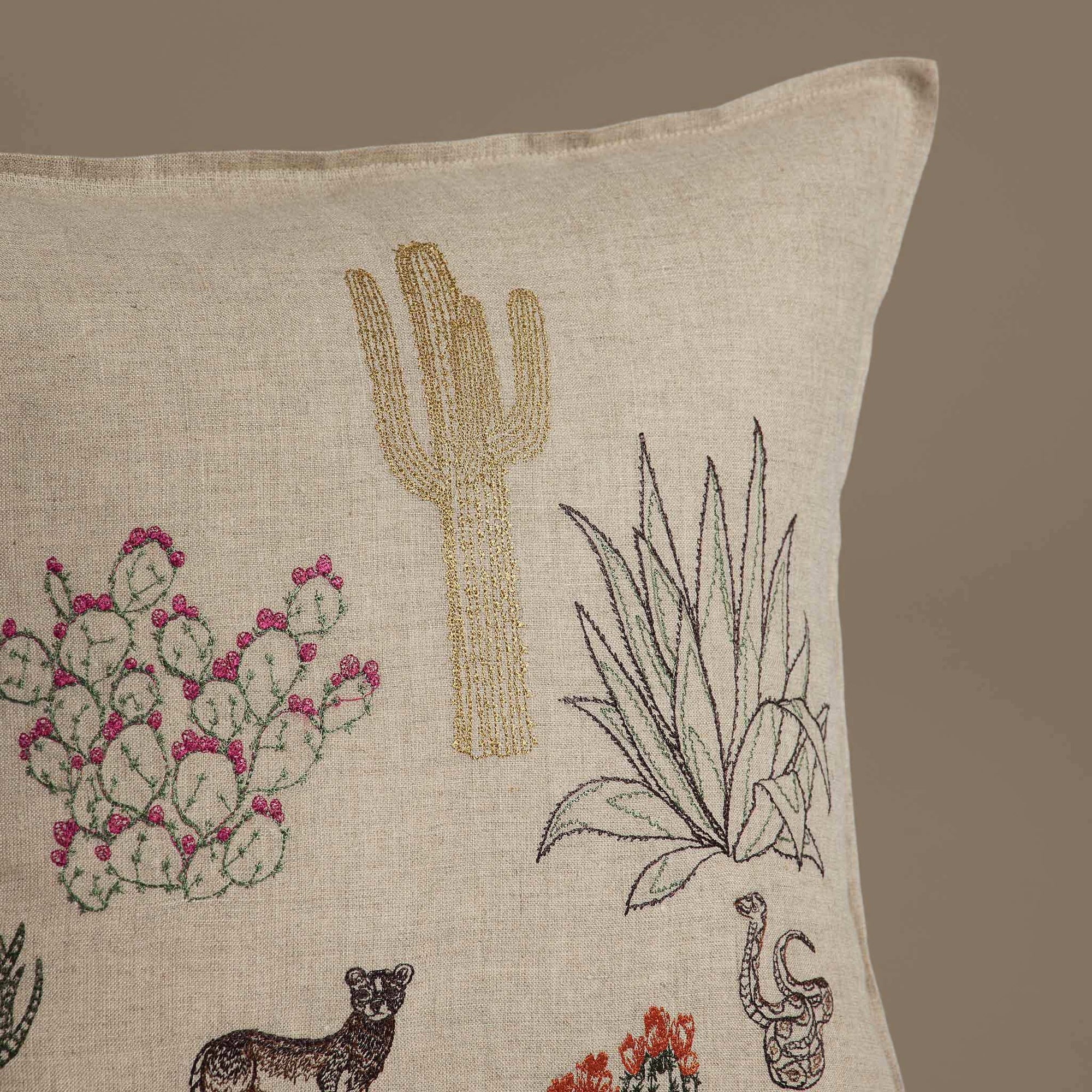 Saguaro Desert Field Pillow