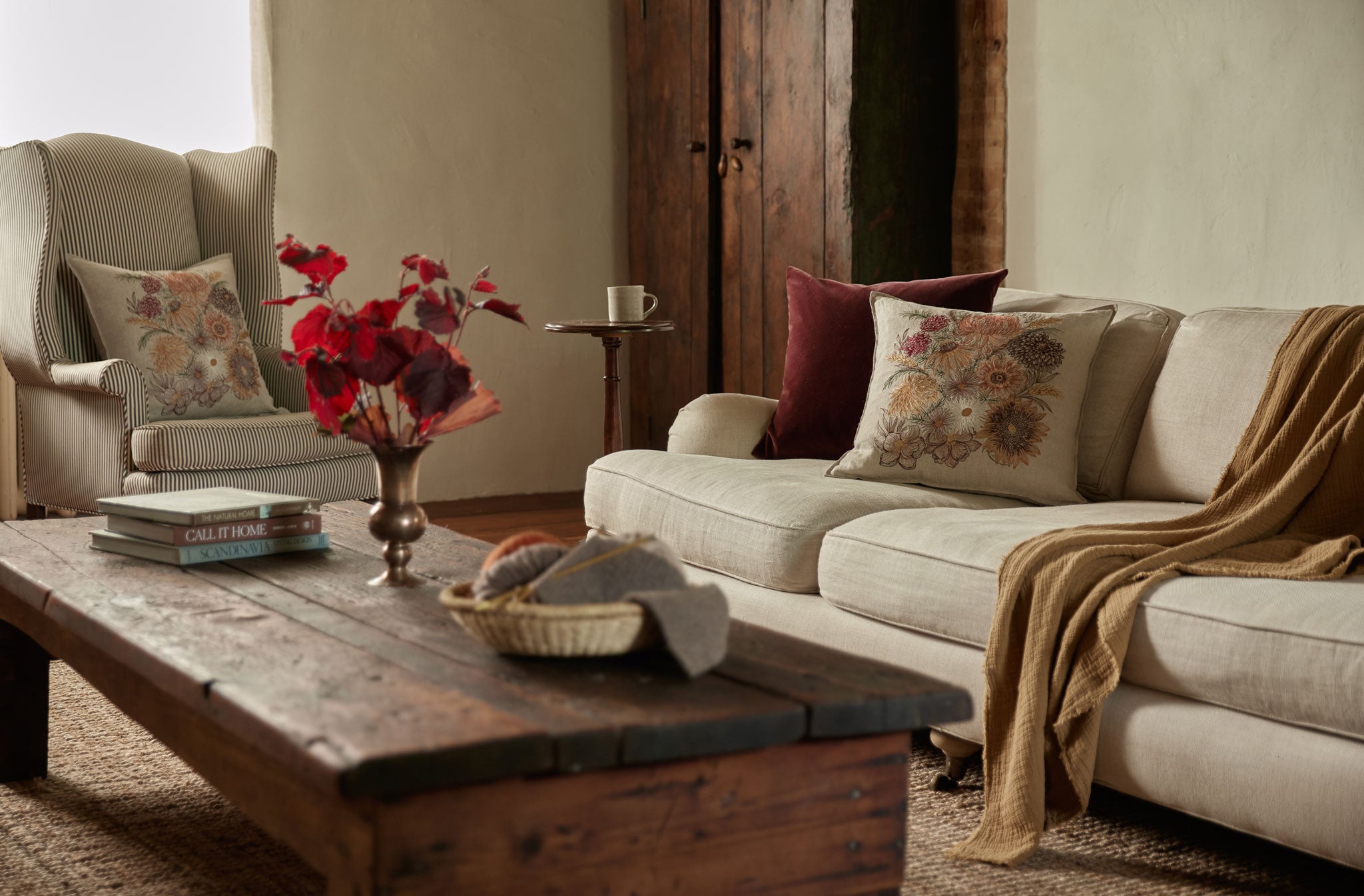 Autumn Blossoms Pillow