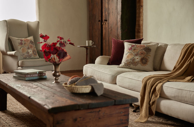 Autumn Blossoms Pillow