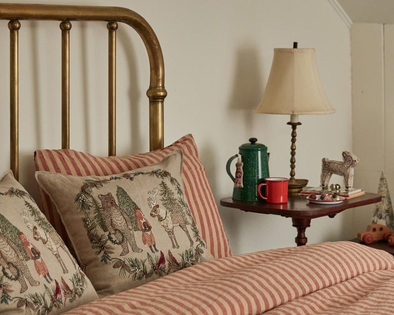 Christmas Cheer Wreath Pillow