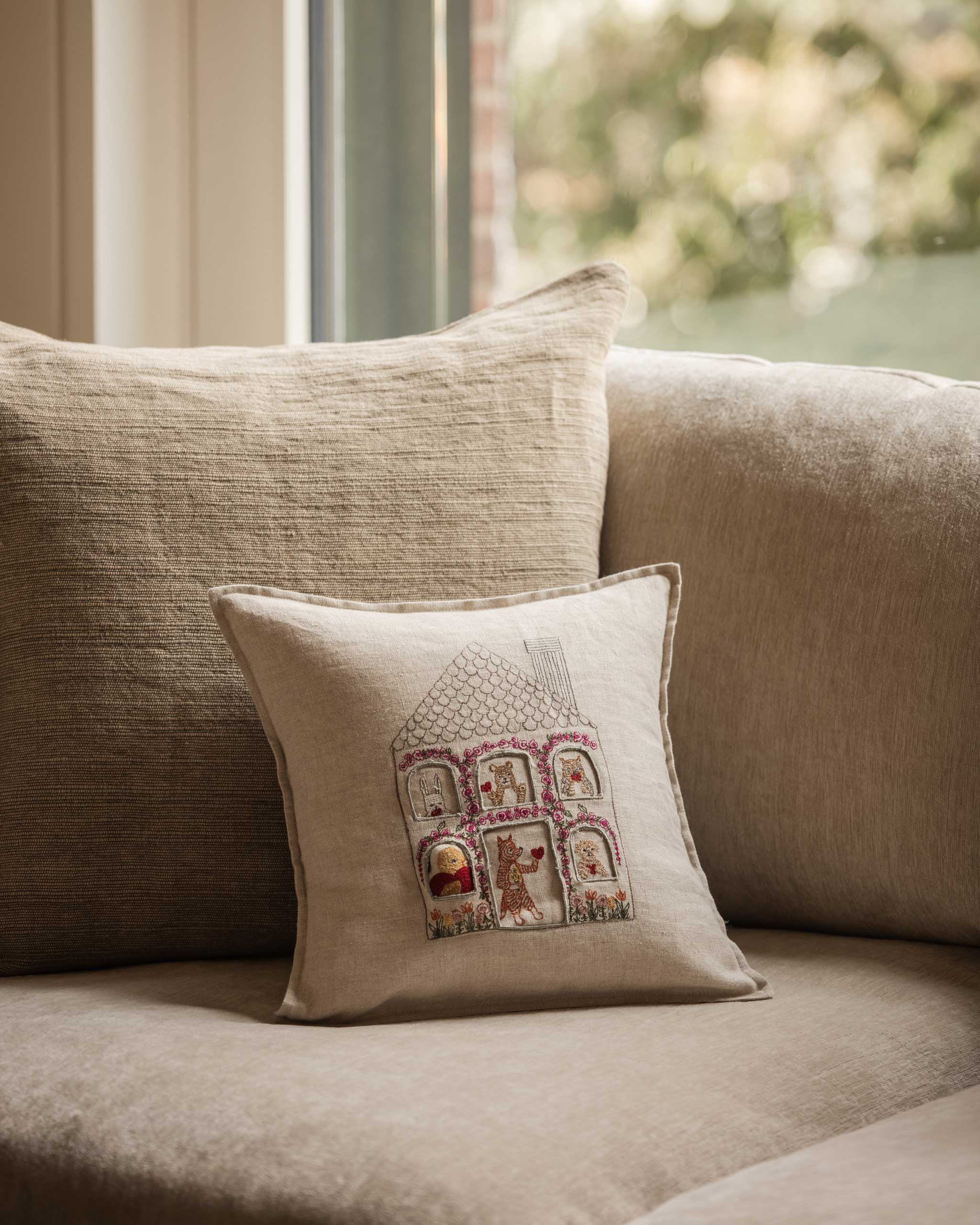Home Is Where the Heart Is Pocket Pillow | Coral & Tusk