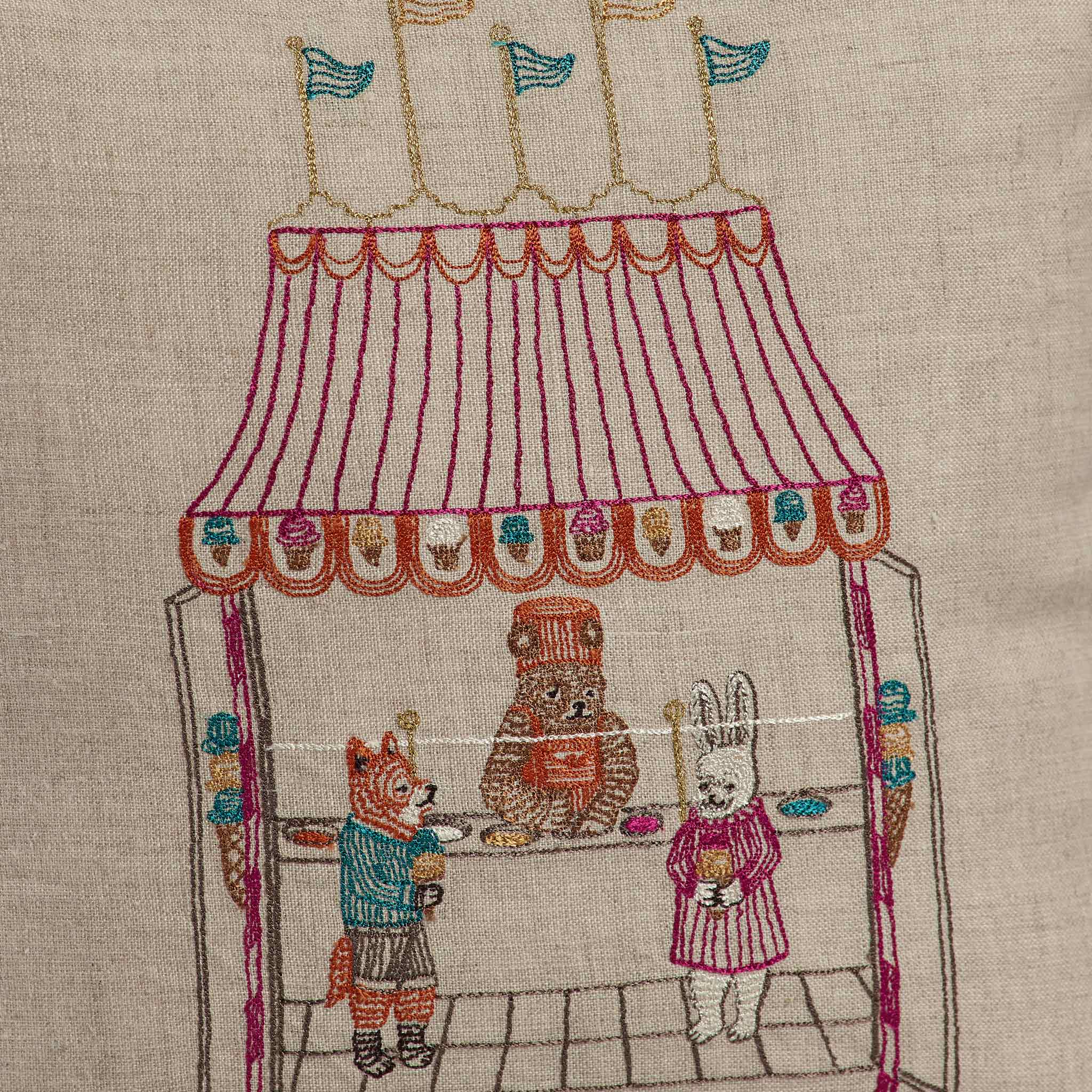 Ice Cream Shop Pillow