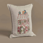North Pole Toy Workshop Pocket Pillow
