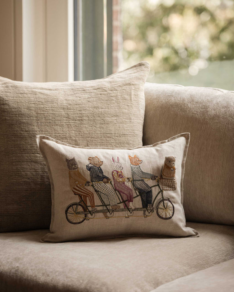 Tandem Bike Pocket Pillow