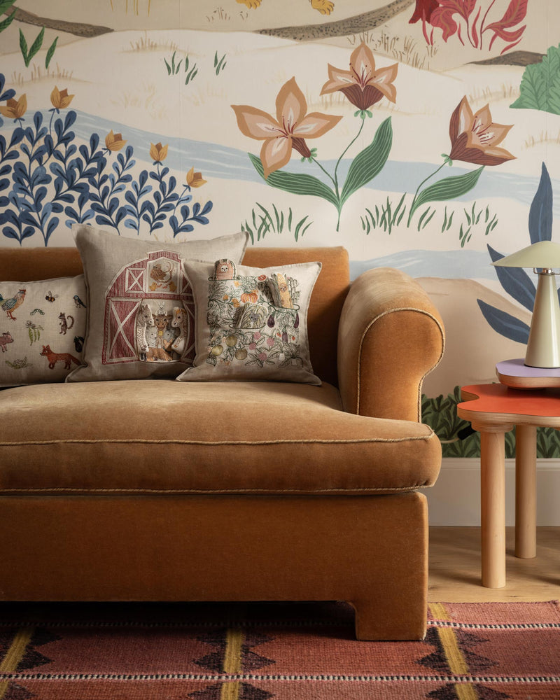 Red Barn Pocket Pillow