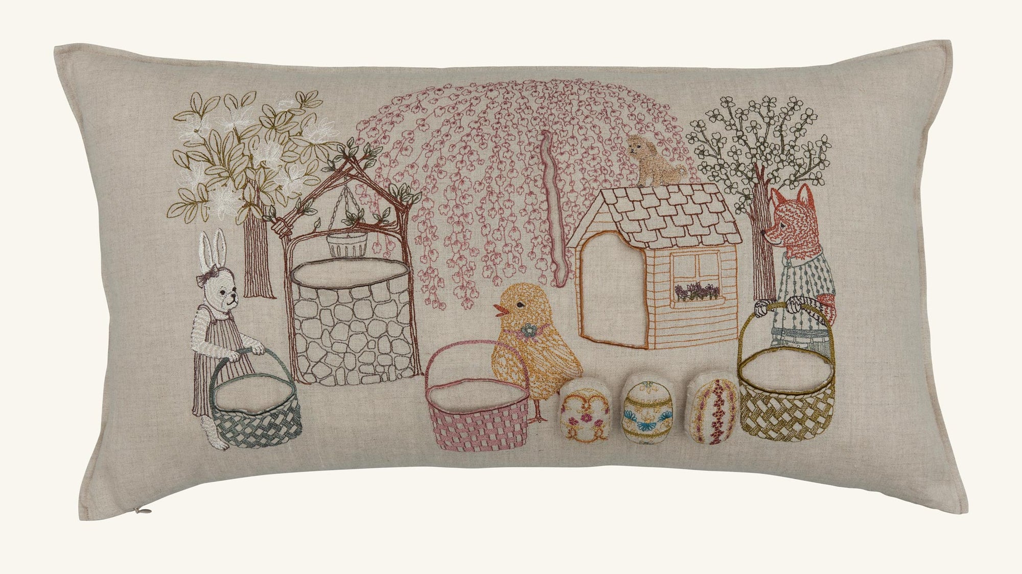 Easter Egg Hunt Pocket Pillow