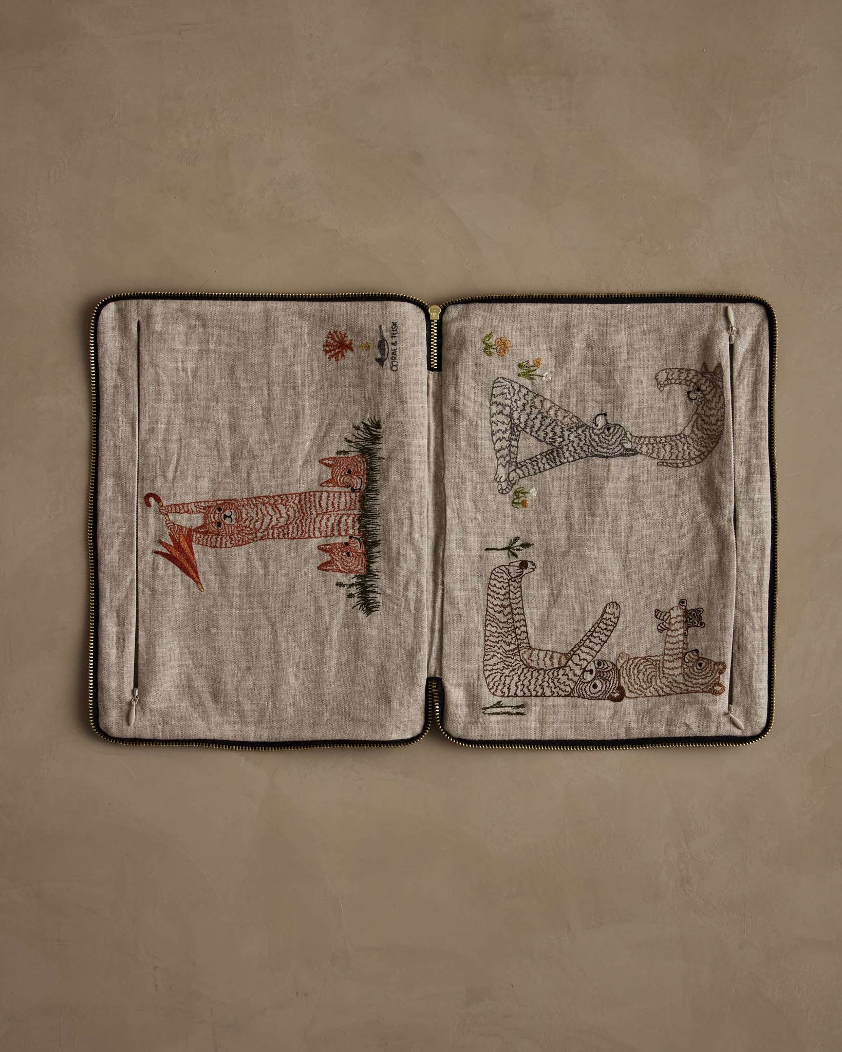 ABC 123 Pouch | Coral & Tusk