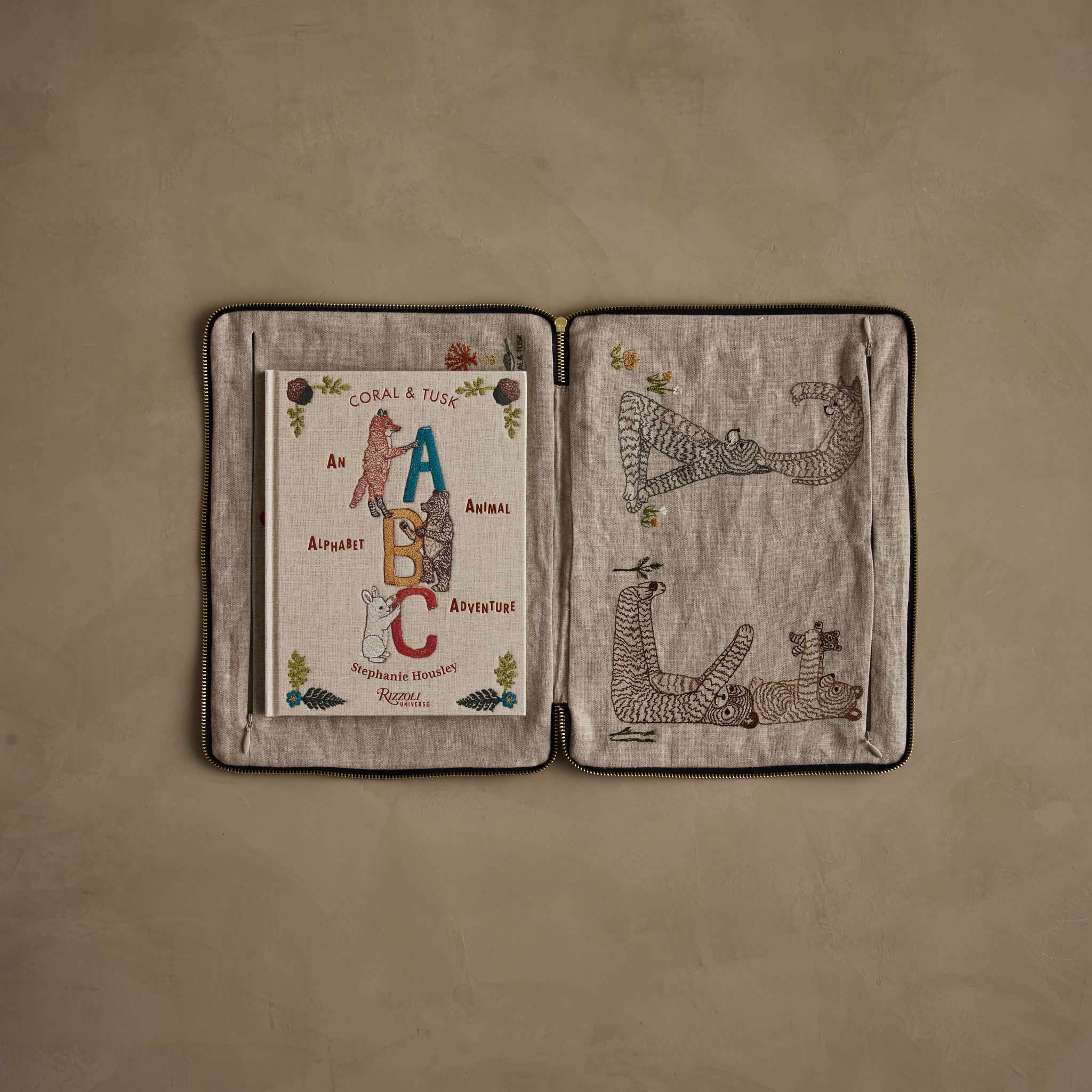 ABC 123 Pouch | Coral & Tusk
