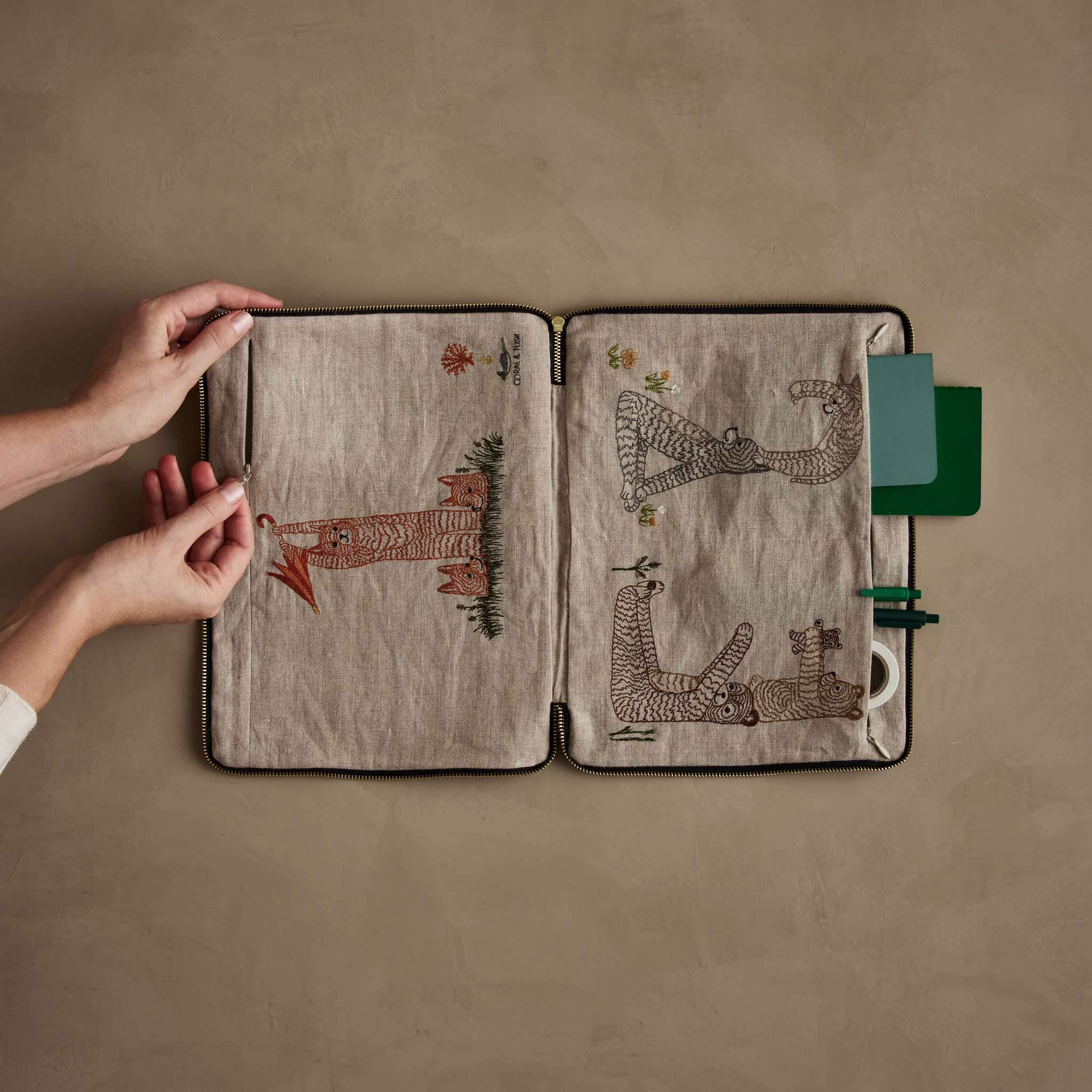 ABC 123 Pouch | Coral & Tusk