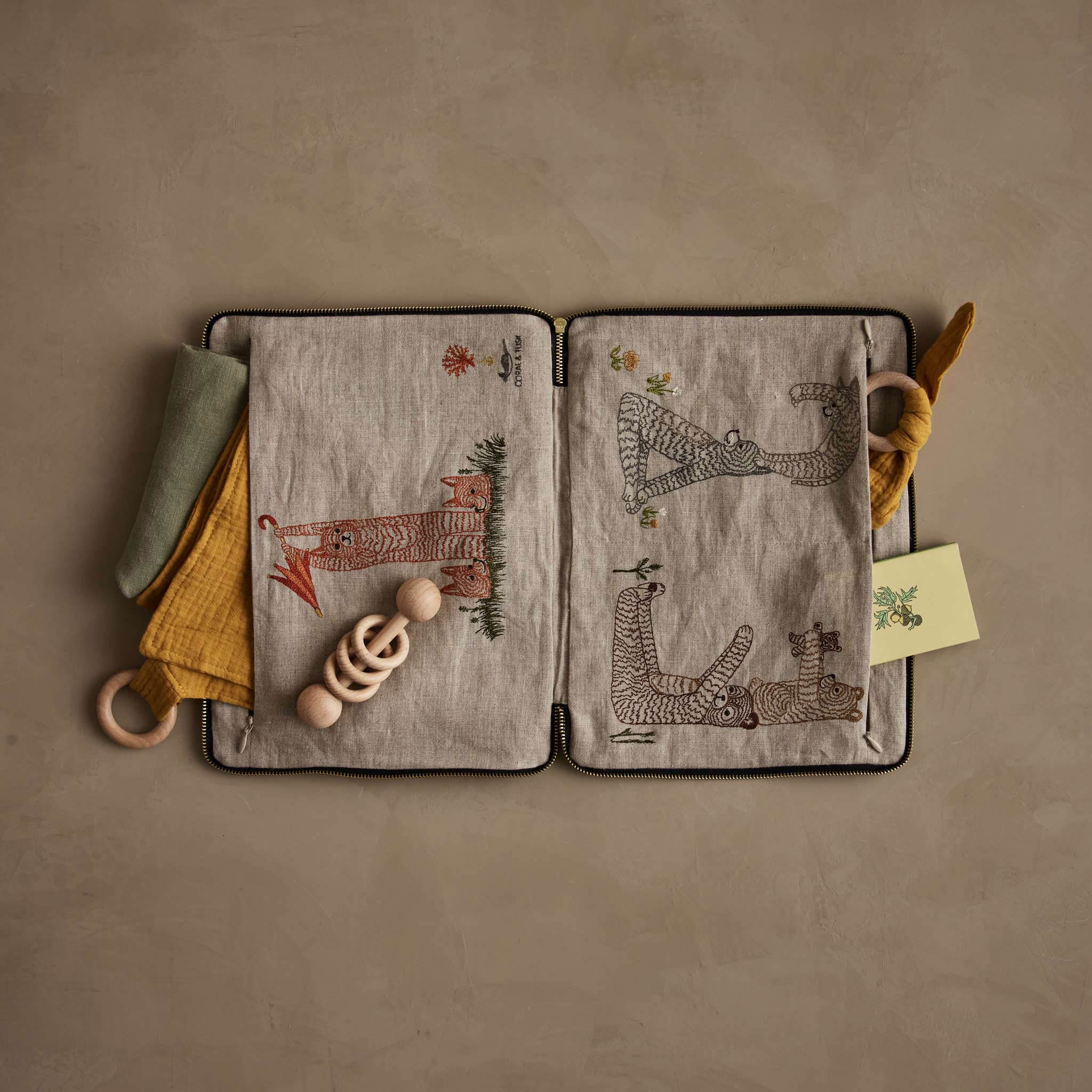 ABC 123 Pouch | Coral & Tusk