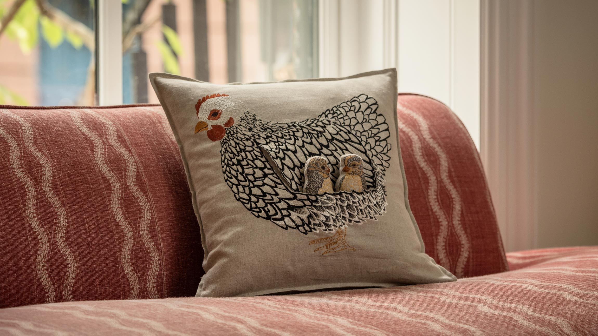 Mother Hen Pocket Pillow