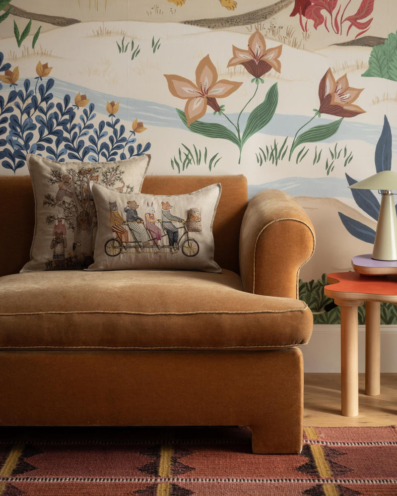 Tandem Bike Pocket Pillow