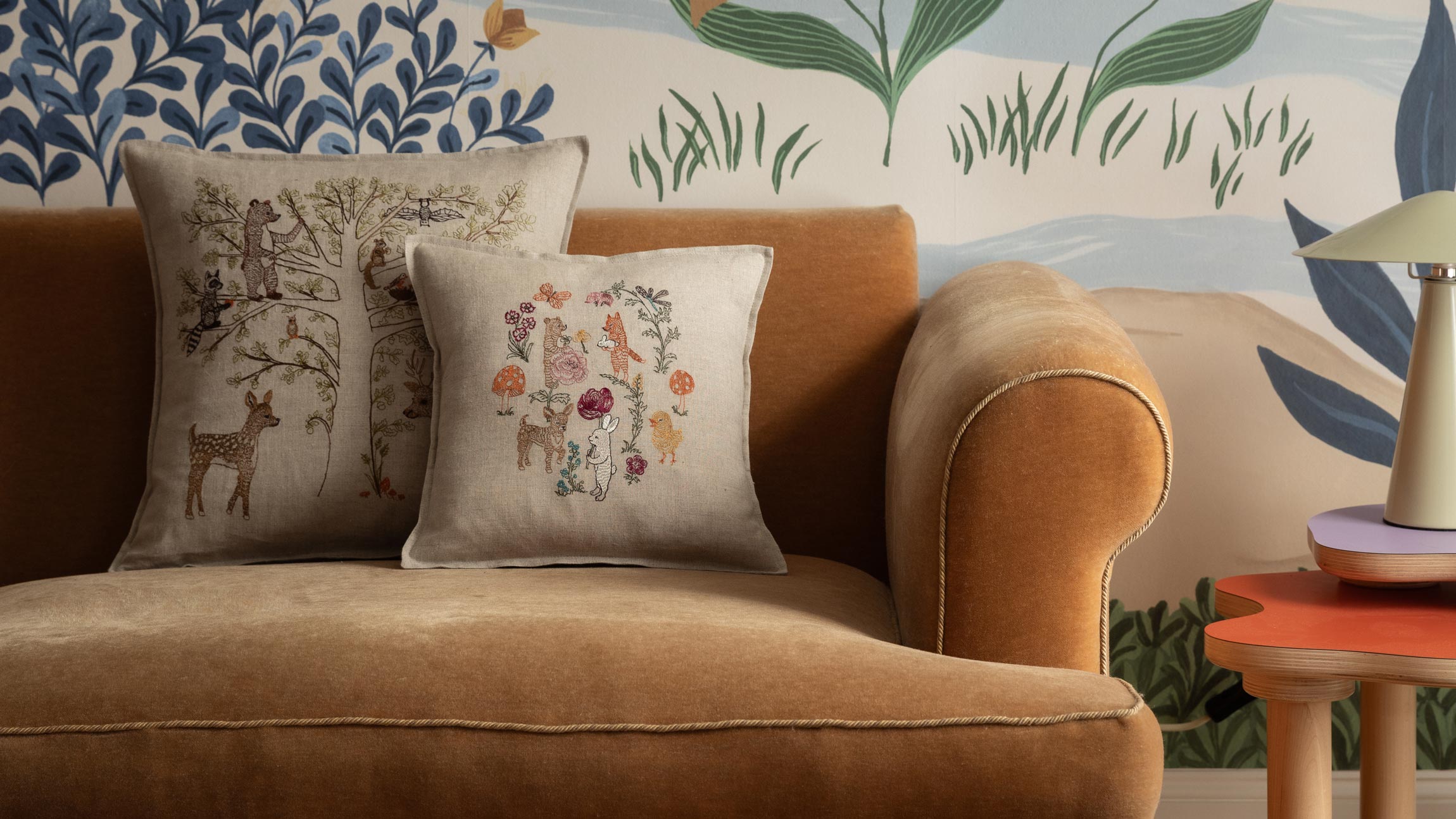 Secret Garden Pillow | Coral & Tusk