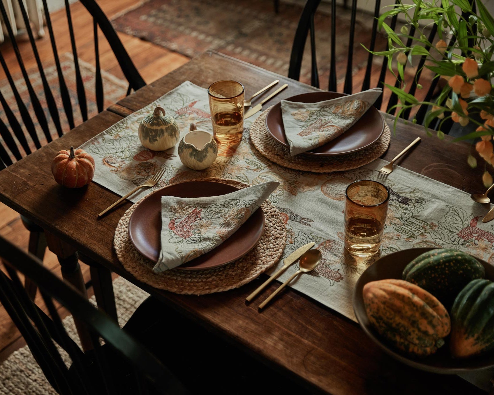 Pumpkin Patch Dinner Napkin