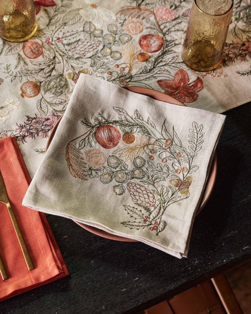 Winter Vine Dinner Napkin