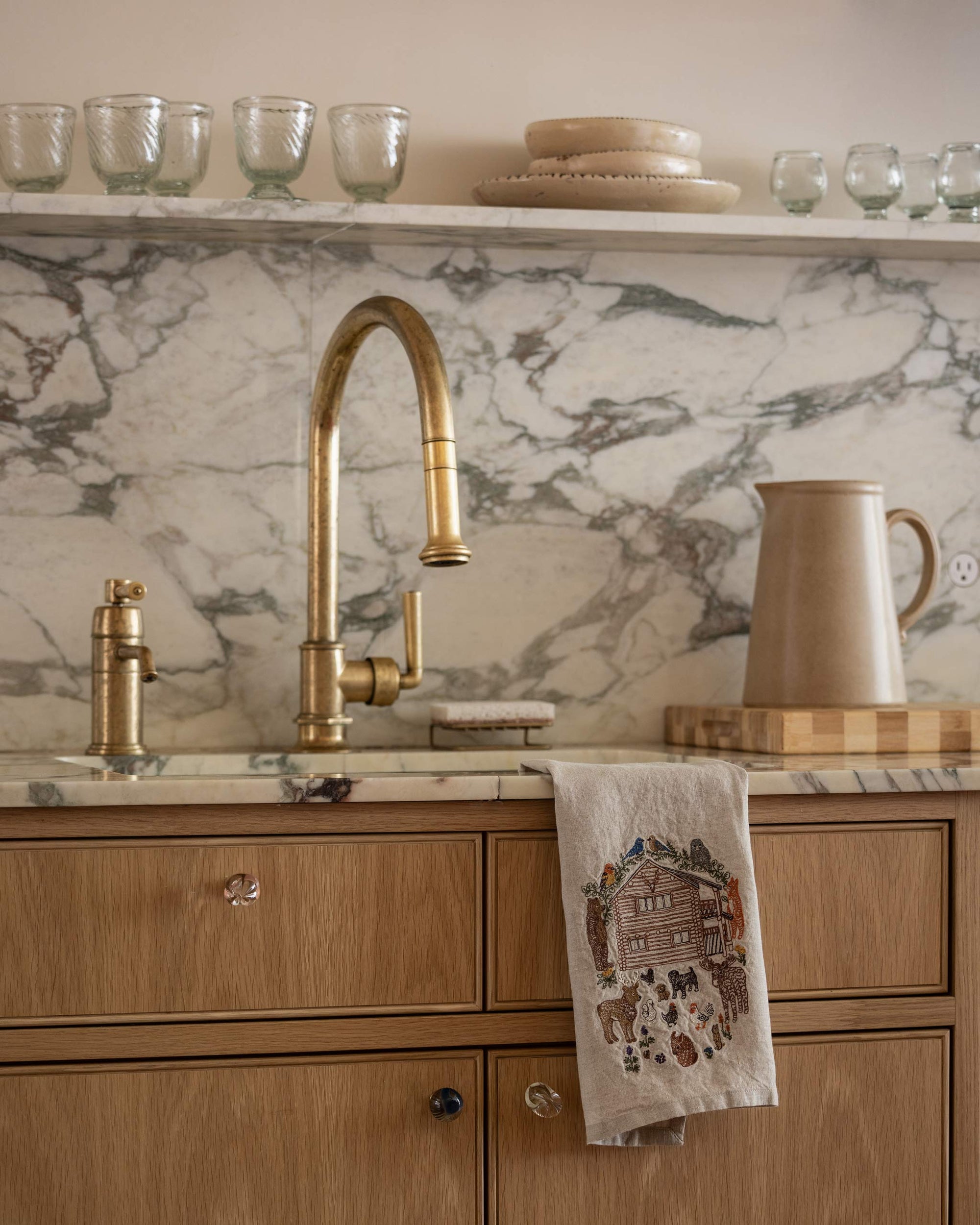 Cabin Life Tea Towel