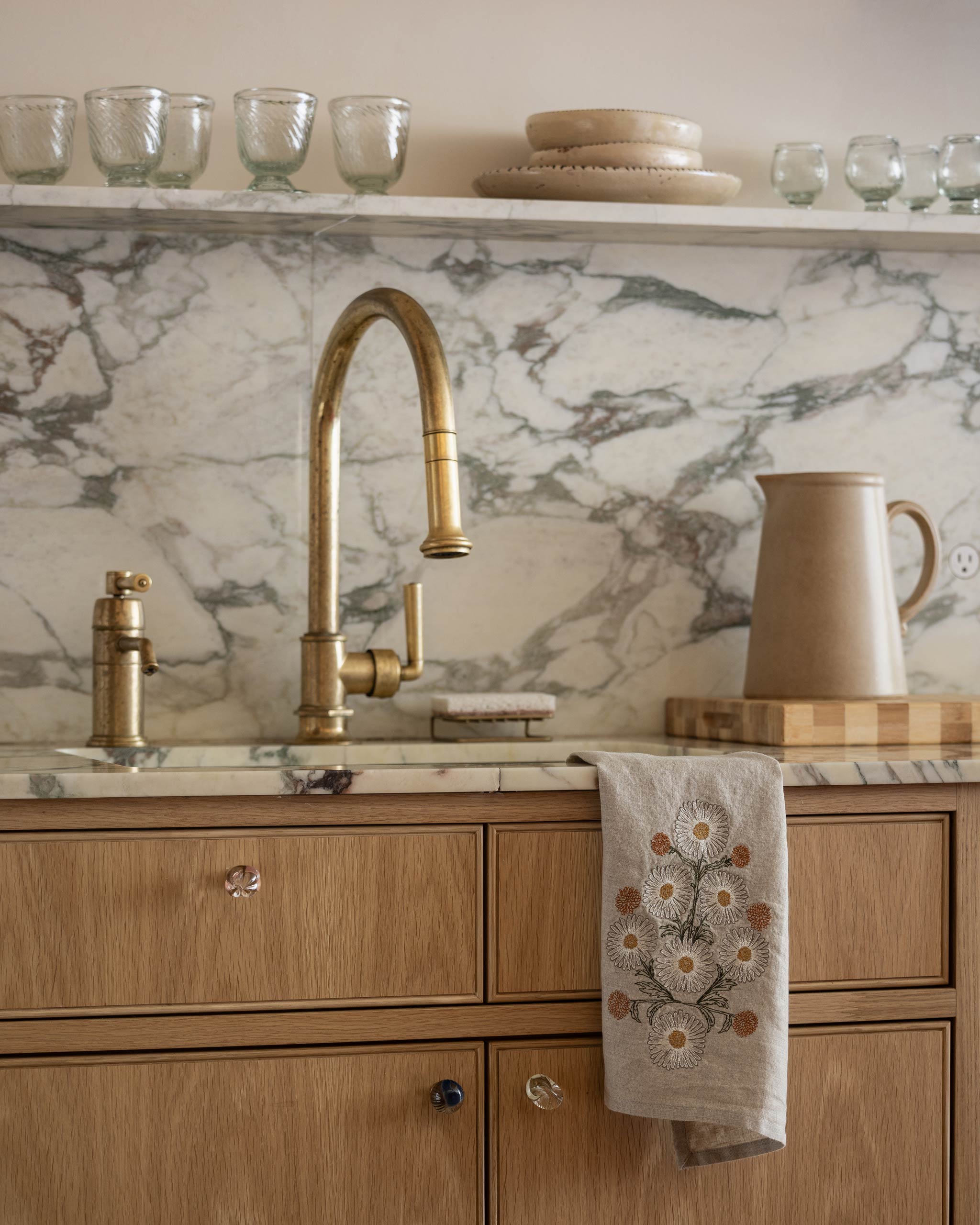 Daisy Bouquet Tea Towel