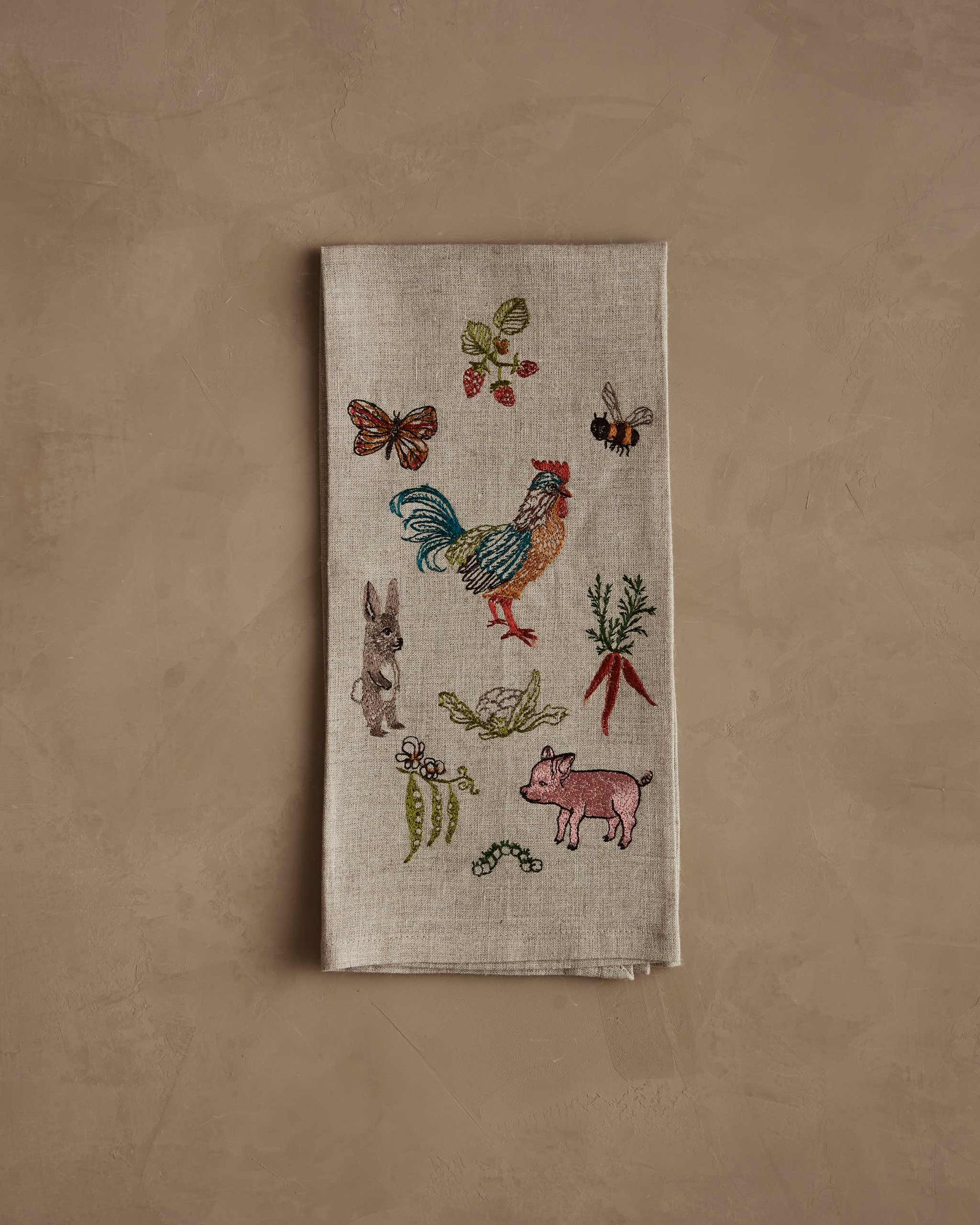 Garden Gathering Tea Towel