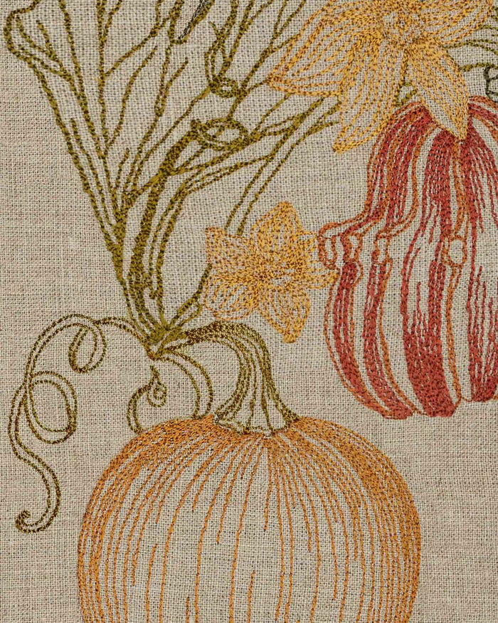 Pumpkin Vine Tea Towel