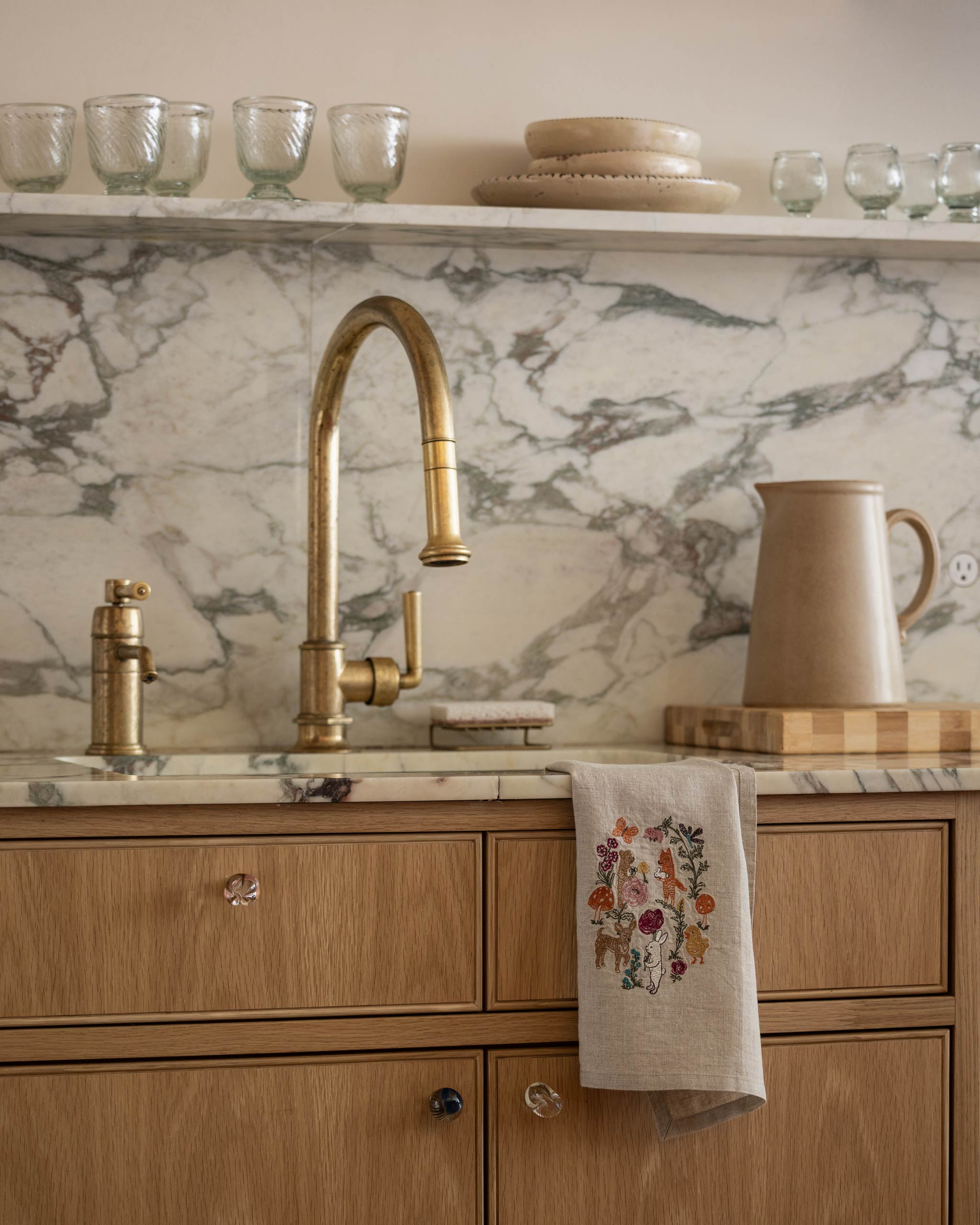 Secret Garden Tea Towel