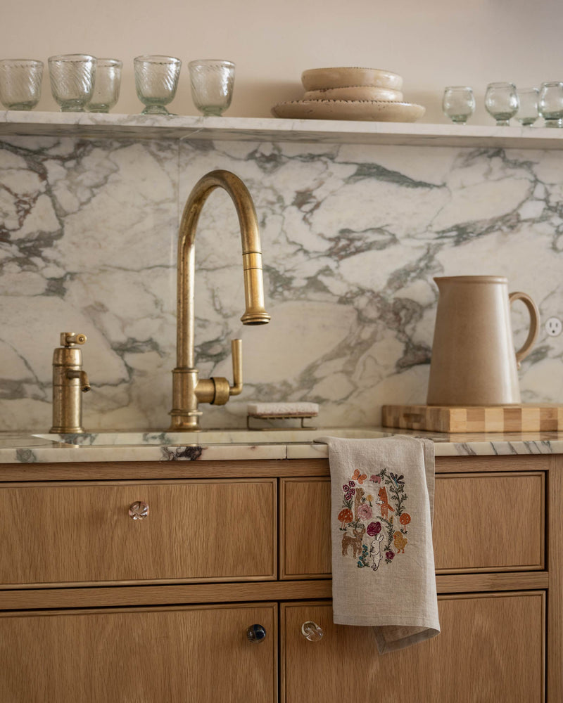 Secret Garden Tea Towel