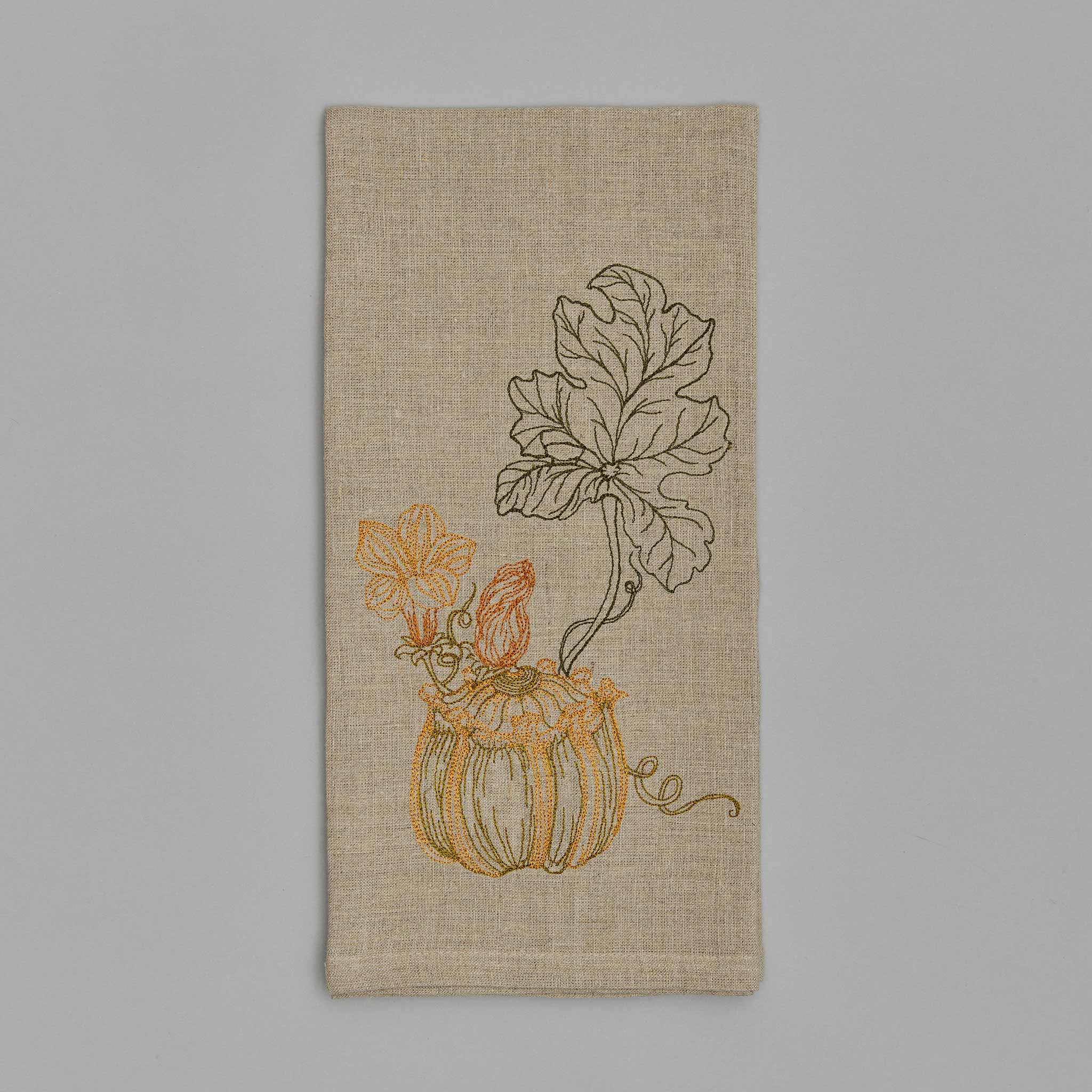 Squash Vine Tea Towel