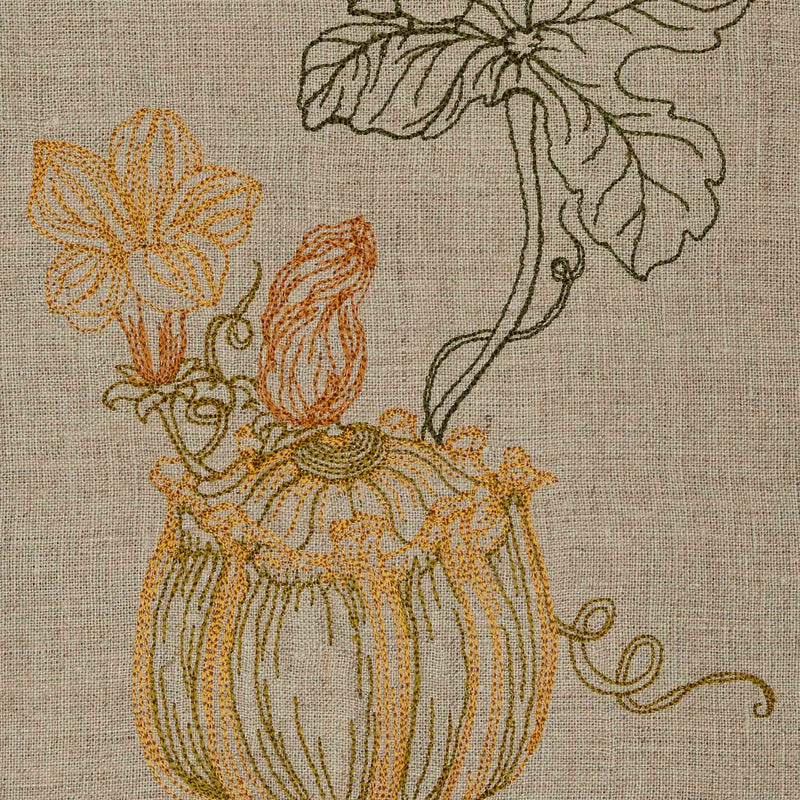 Squash Vine Tea Towel