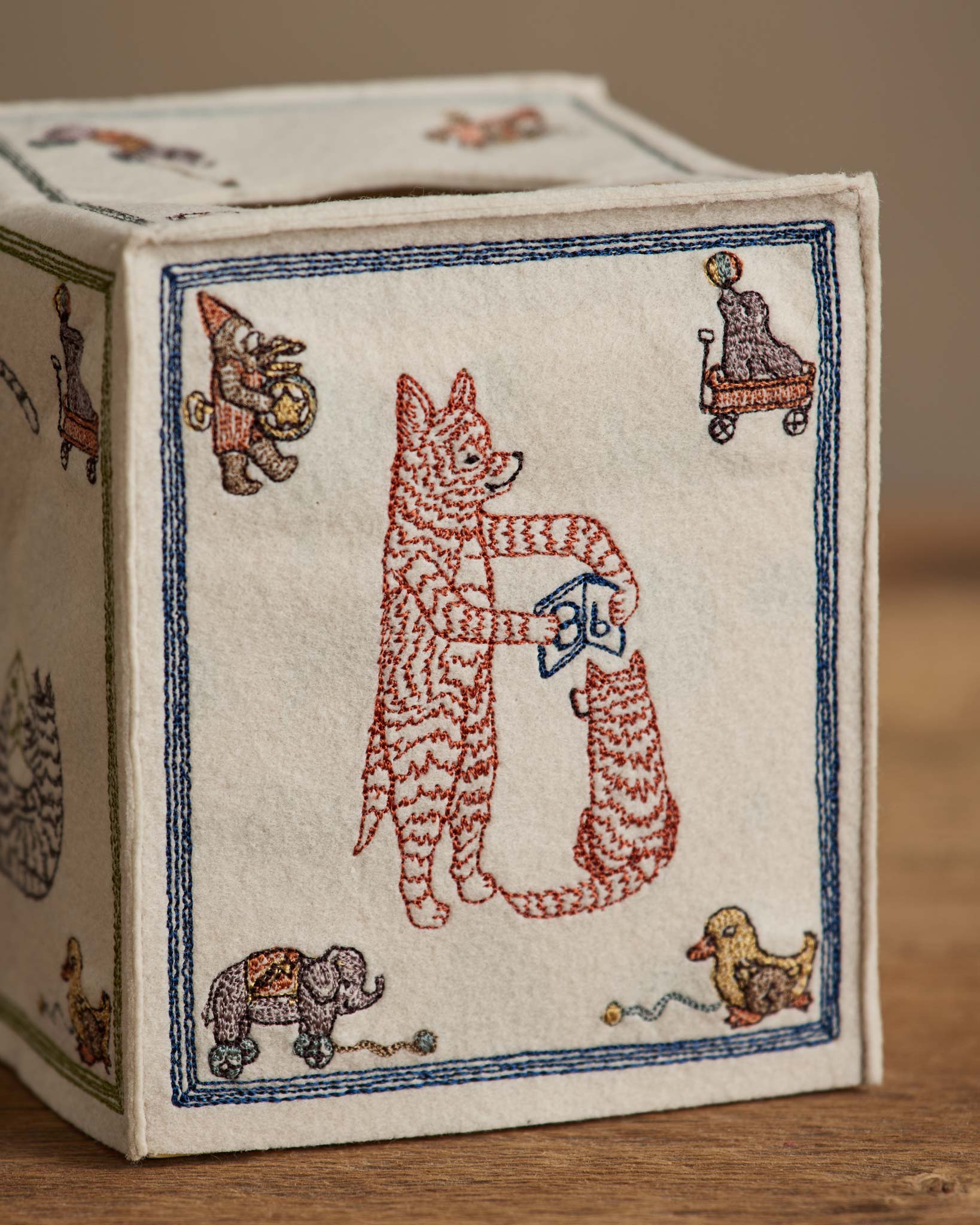 ABC Tissue Box Cover | Coral & Tusk