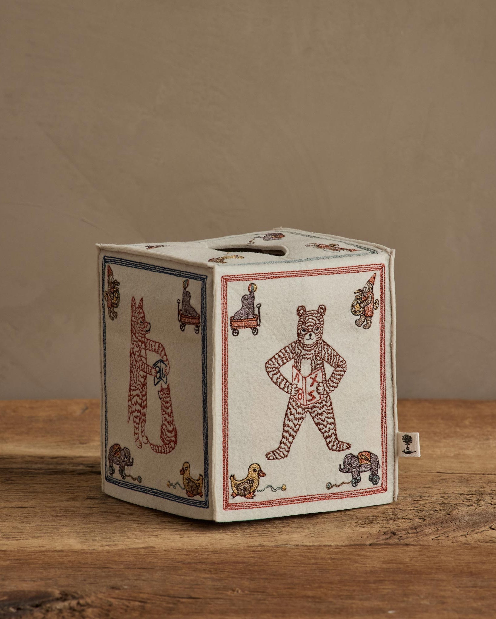 ABC Tissue Box Cover | Coral & Tusk