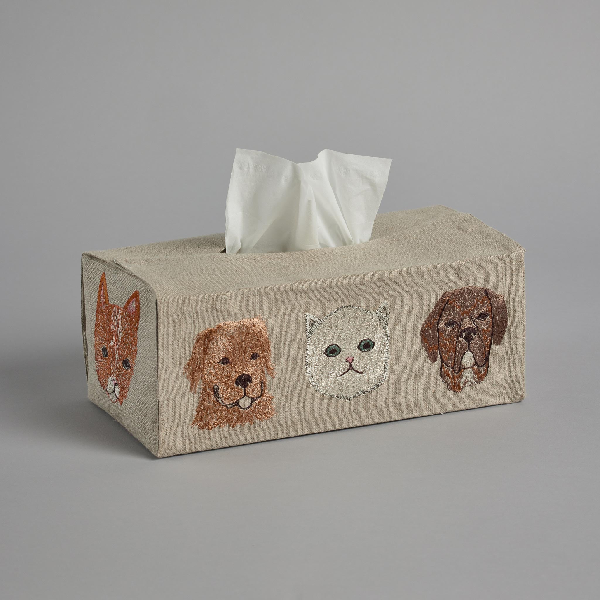 【オープニング大セール】 and Cats Dogs Tusk & Coral | Cover Box Tissue ティッシュボックス