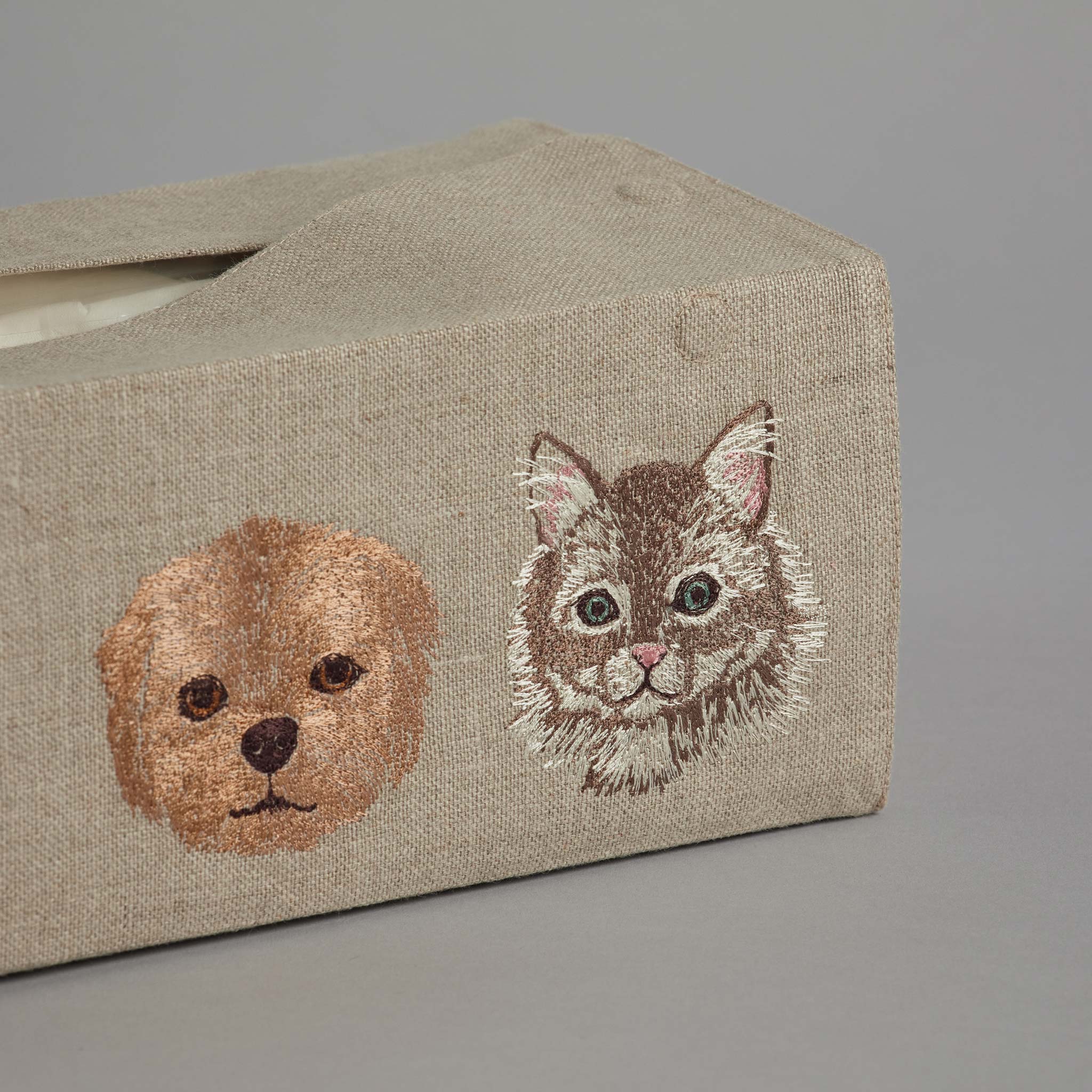 超特価SALE開催！ Cats and Dogs Tissue Box Cover | Coral & Tusk ティッシュボックス