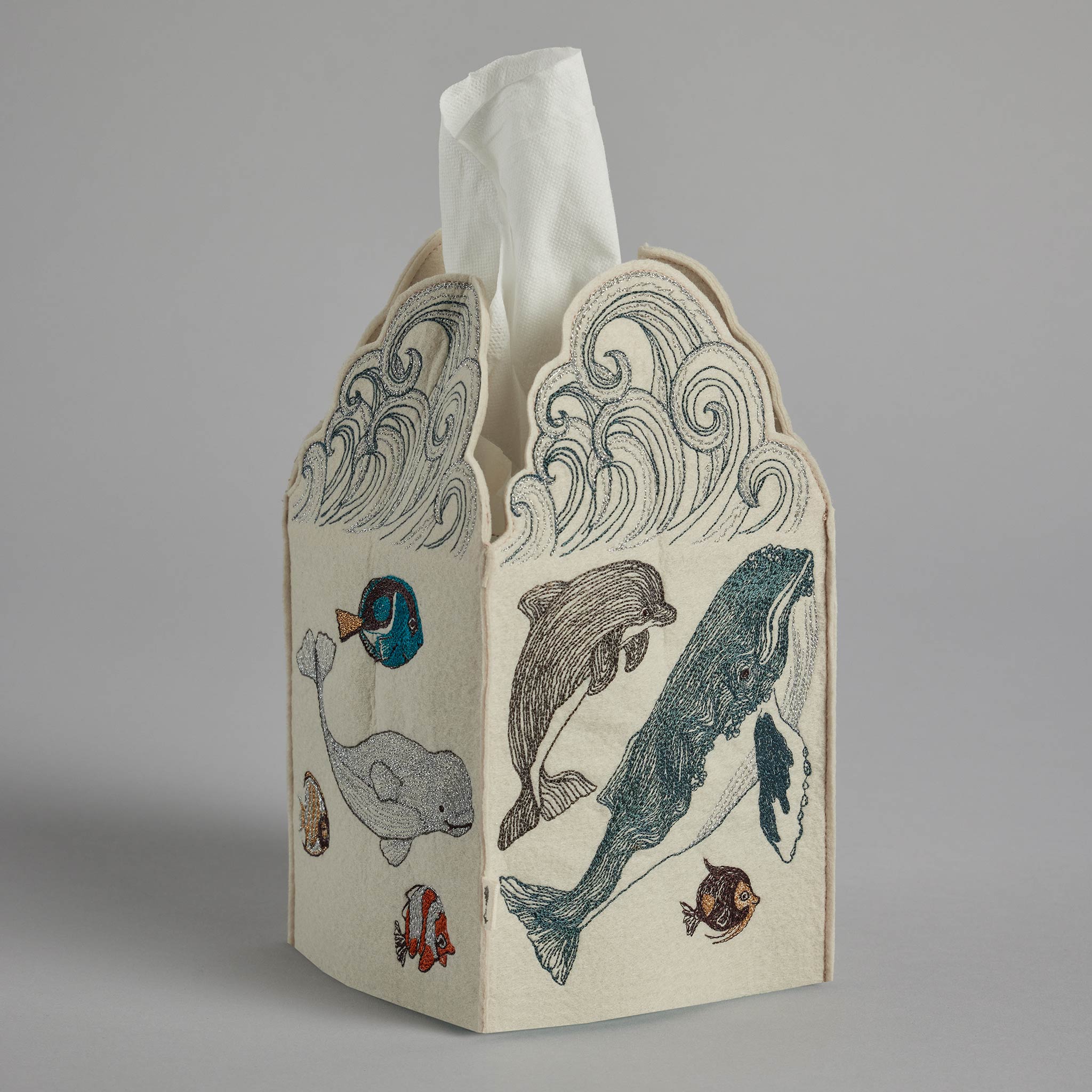 Swim Team Tissue Box Cover | Coral & Tusk