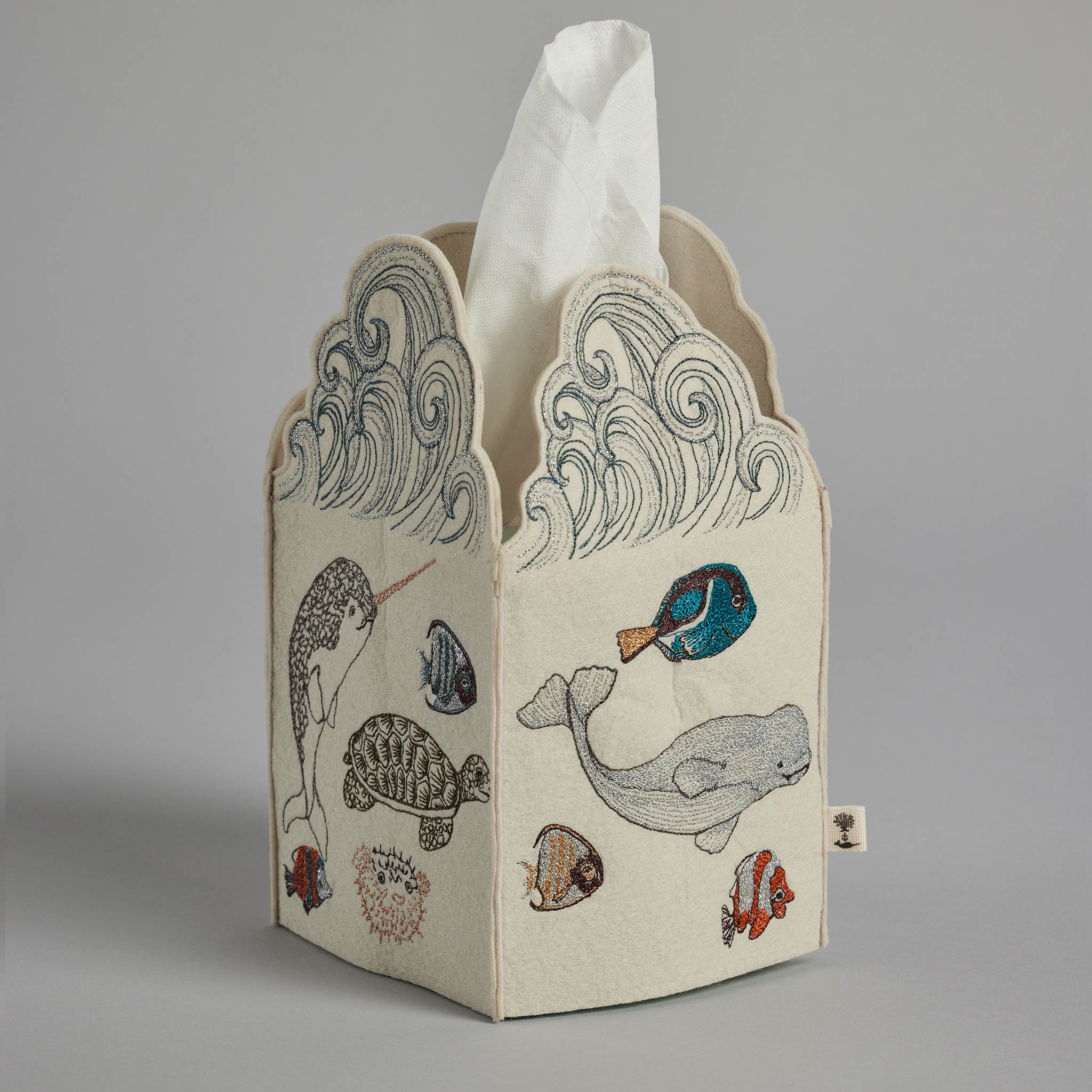 Swim Team Tissue Box Cover | Coral & Tusk