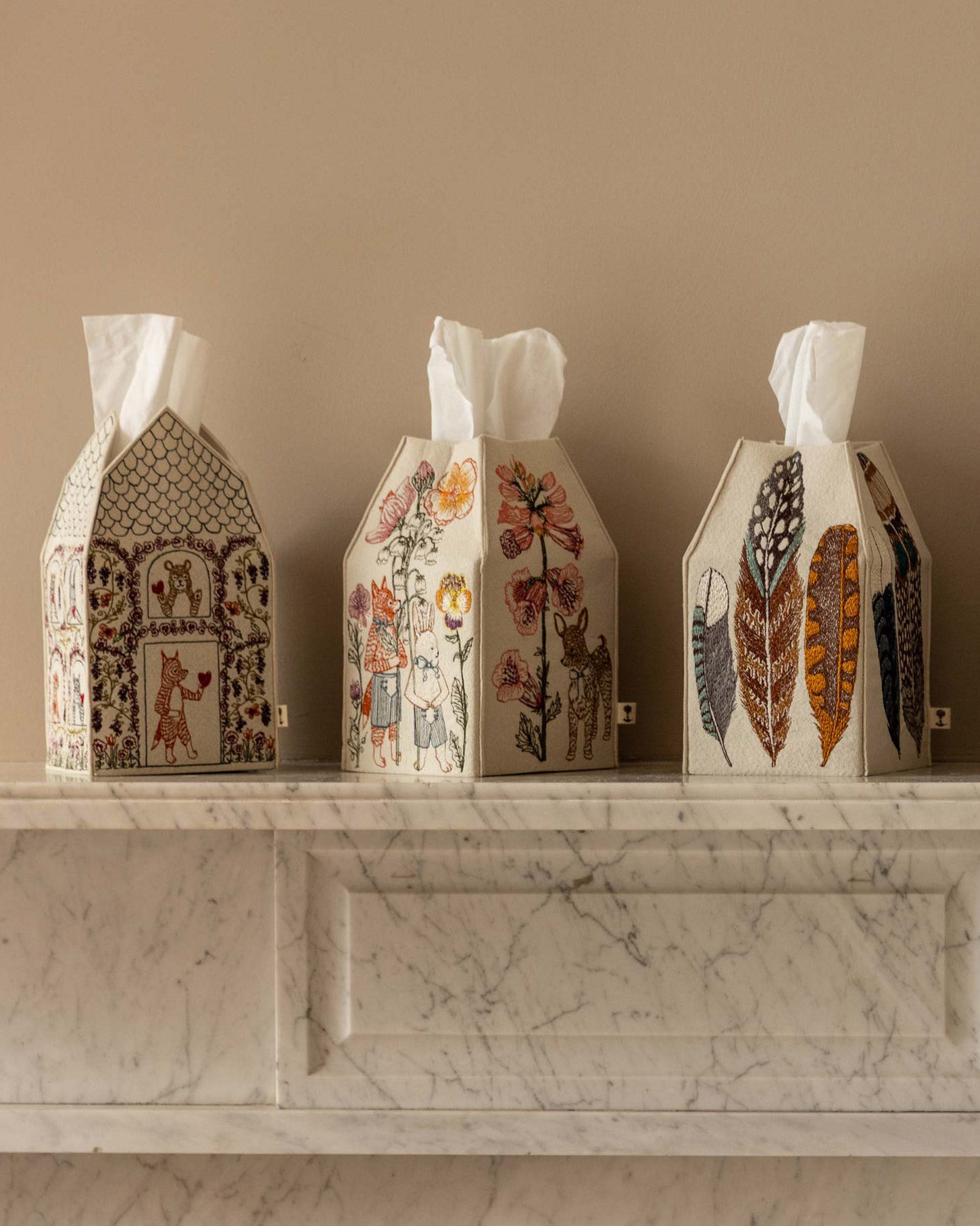 Spring Parade Tissue Box Cover