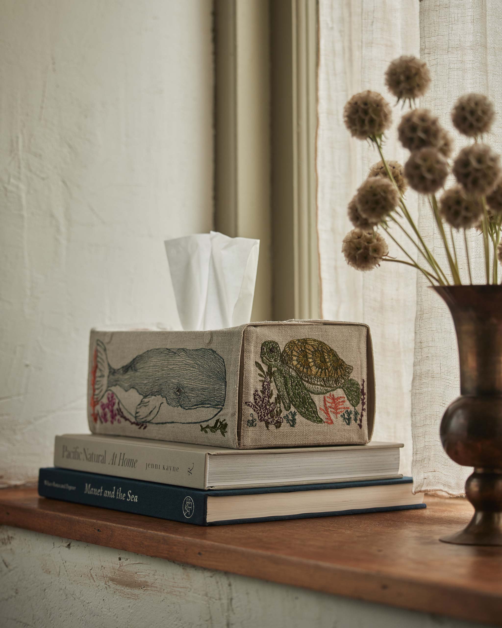 お歳暮・冬ギフト特集2024 Box Tissue Sea the Under Cover Tusk & Coral | ティッシュボックス