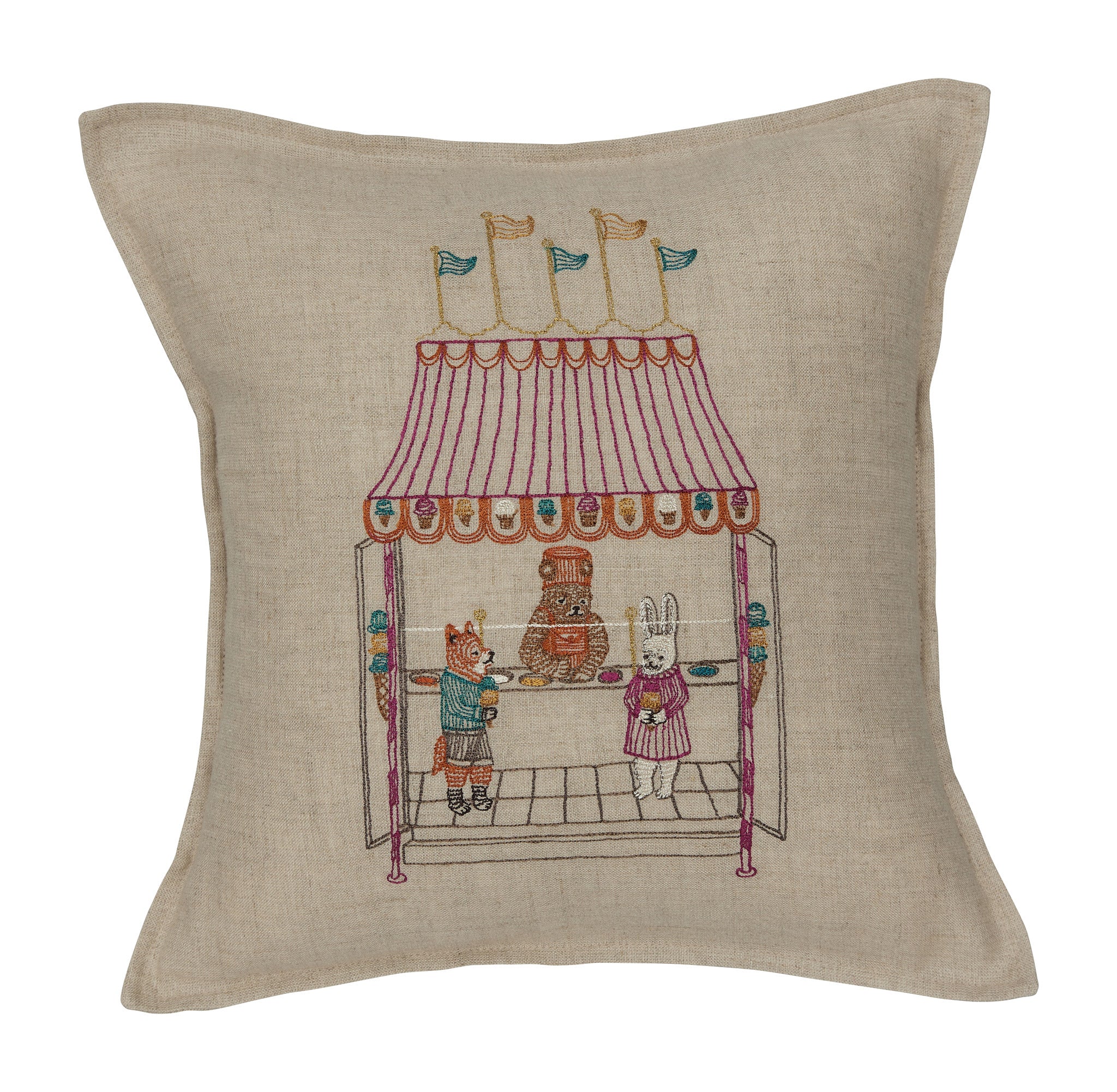 Ice Cream Shop Pillow