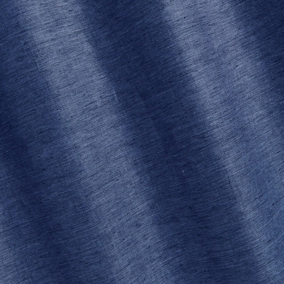 Indigo Striae Linen Yardage SL