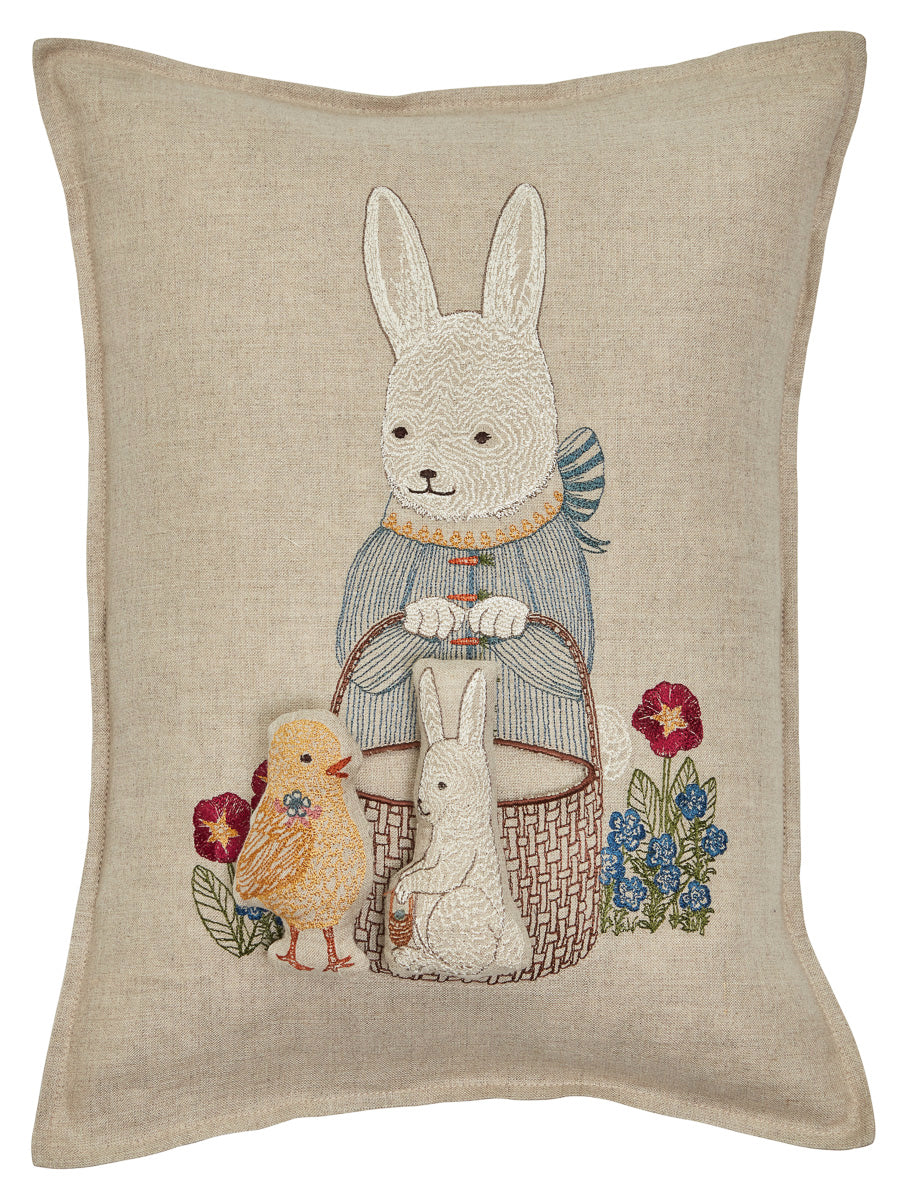 Ankasa White Rabbit Fur Toss Pillows With Rhinestone Turtle Embellishment-  a Pair