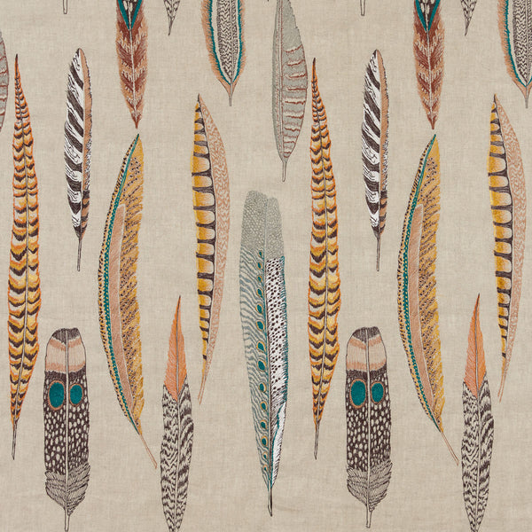 Plumes Feather Fabric | Coral & Tusk