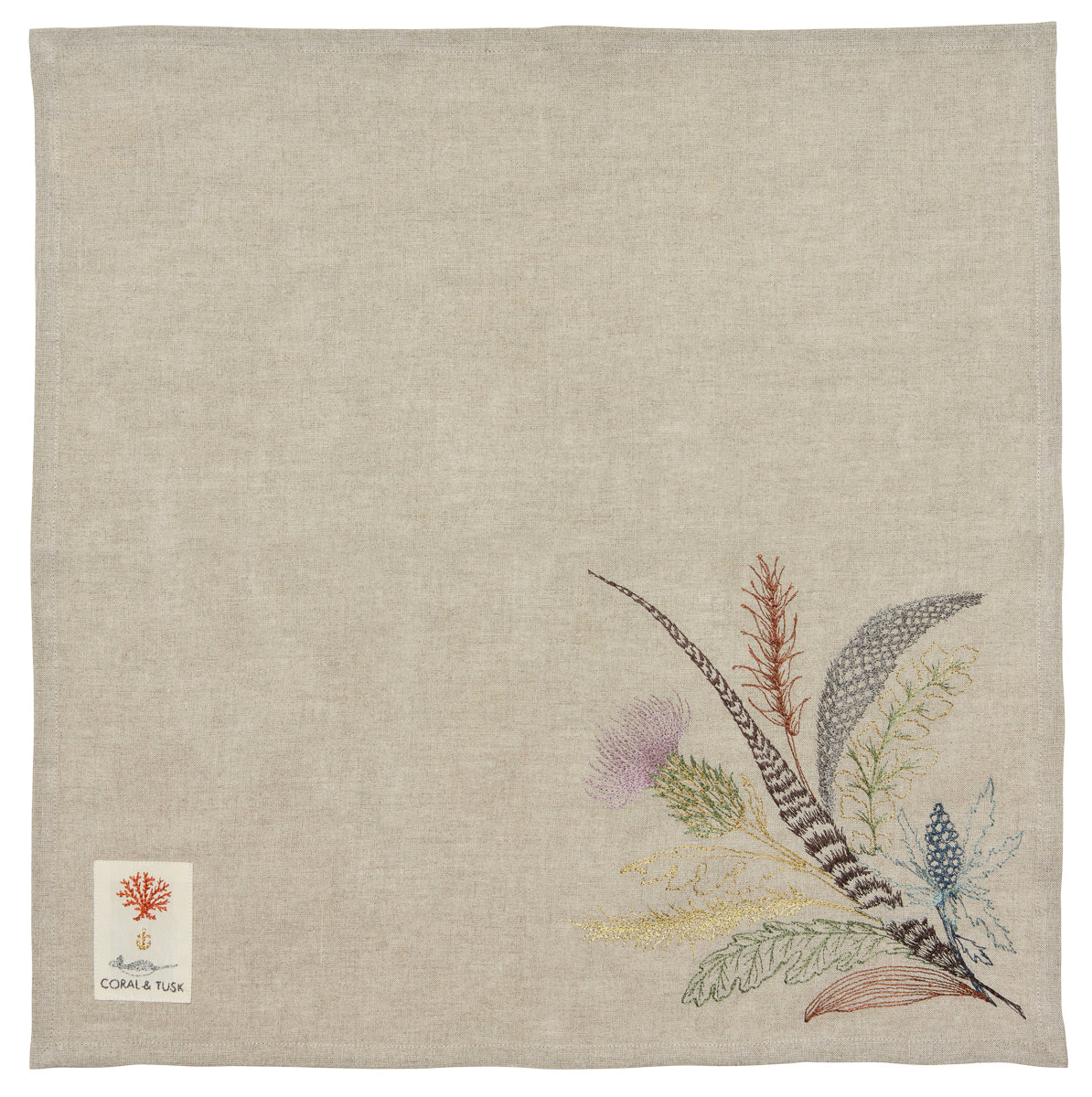 Thistle Dinner Napkin | Coral & Tusk