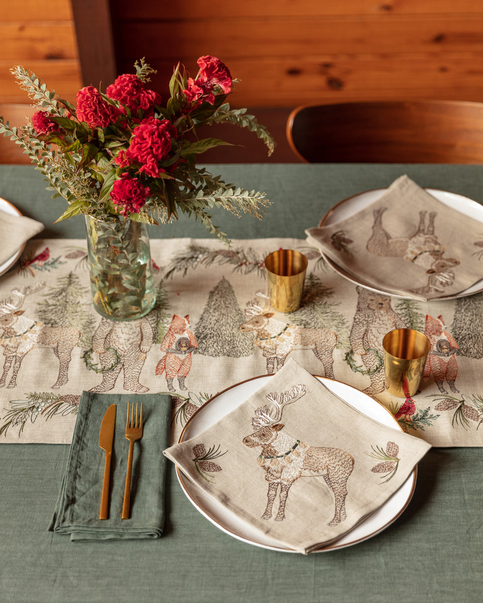 Christmas Cheer Table Runner | Coral & Tusk