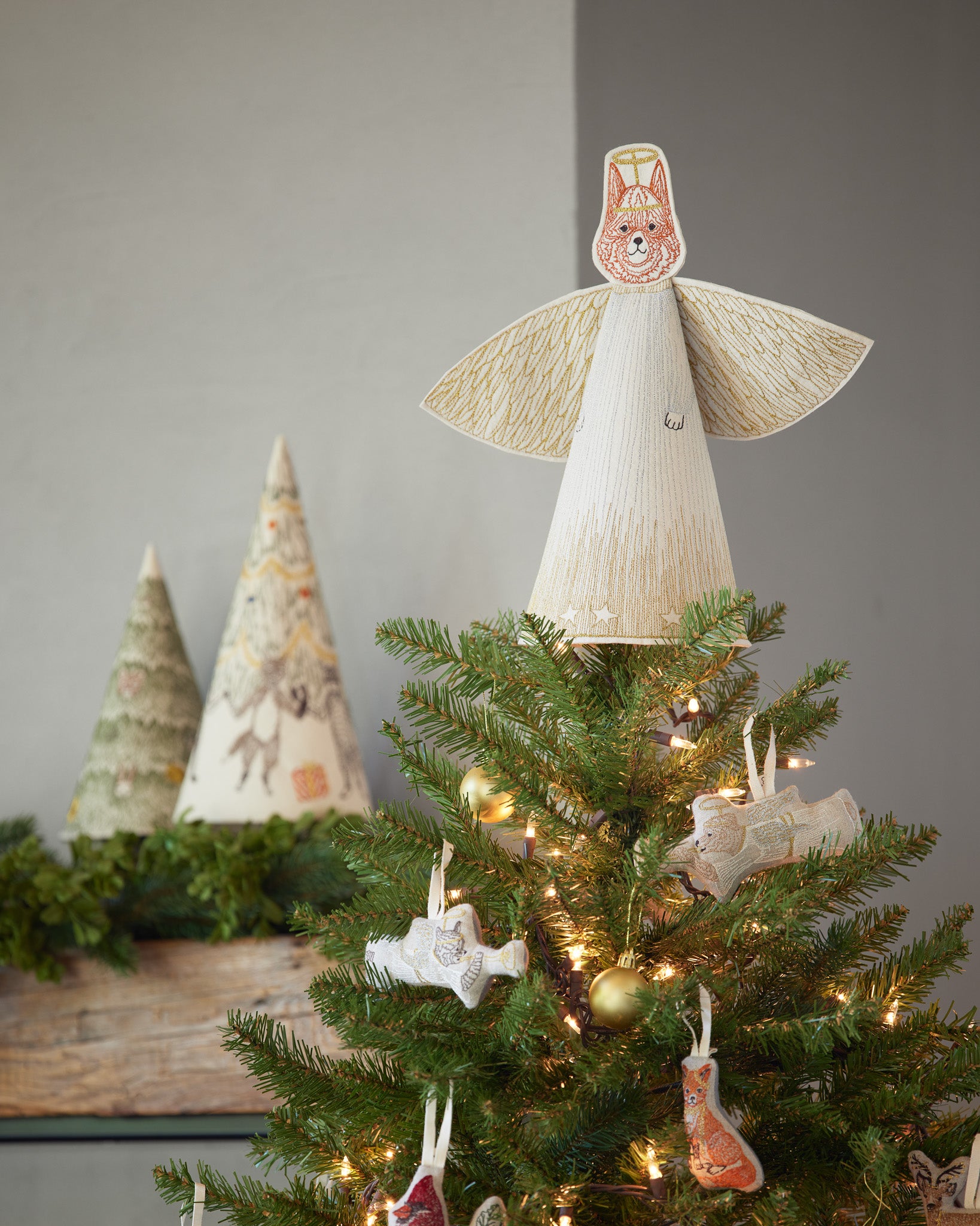 Christmas Tree Trimmers Pillow | Coral & Tusk