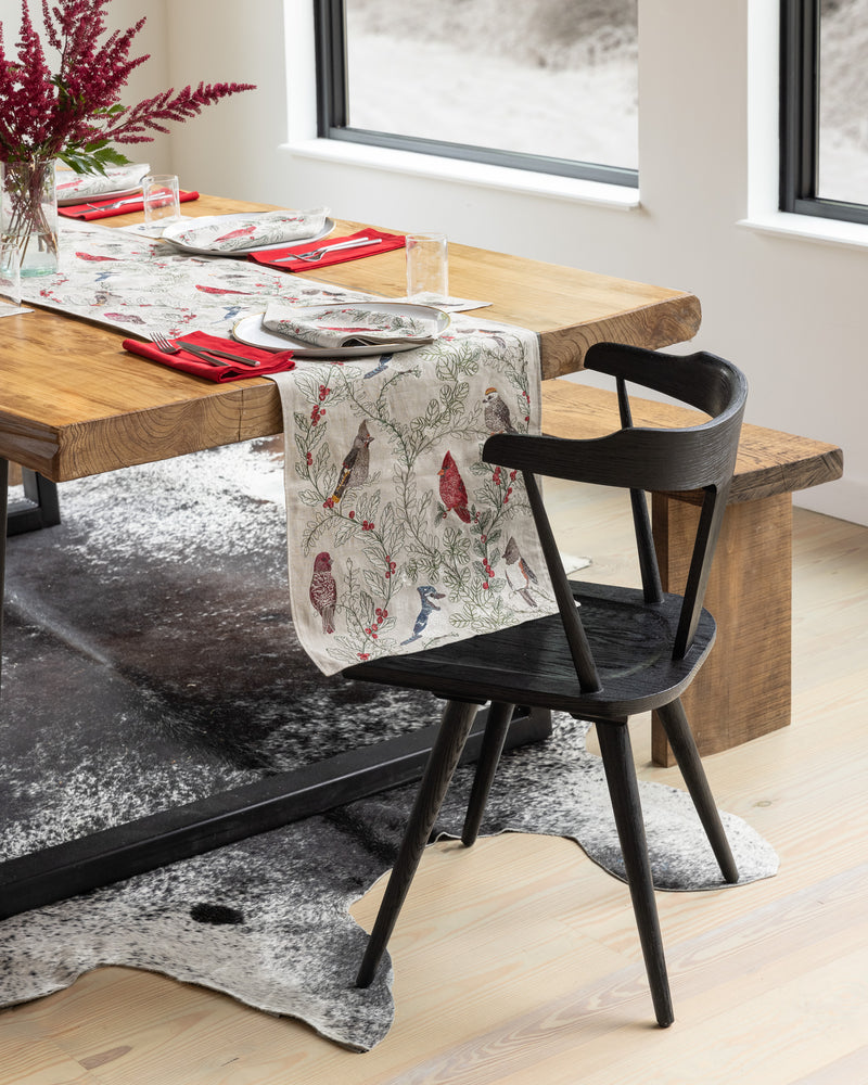 Winter Birds Table Runner
