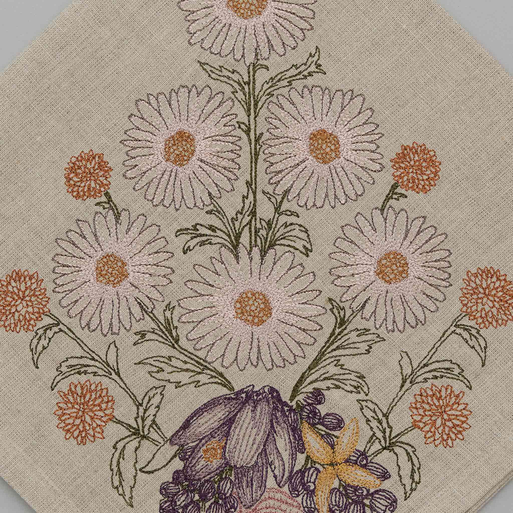 Daisy Bouquet Dinner Napkin