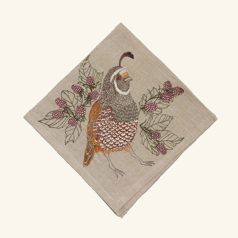 Quail Dinner Napkin