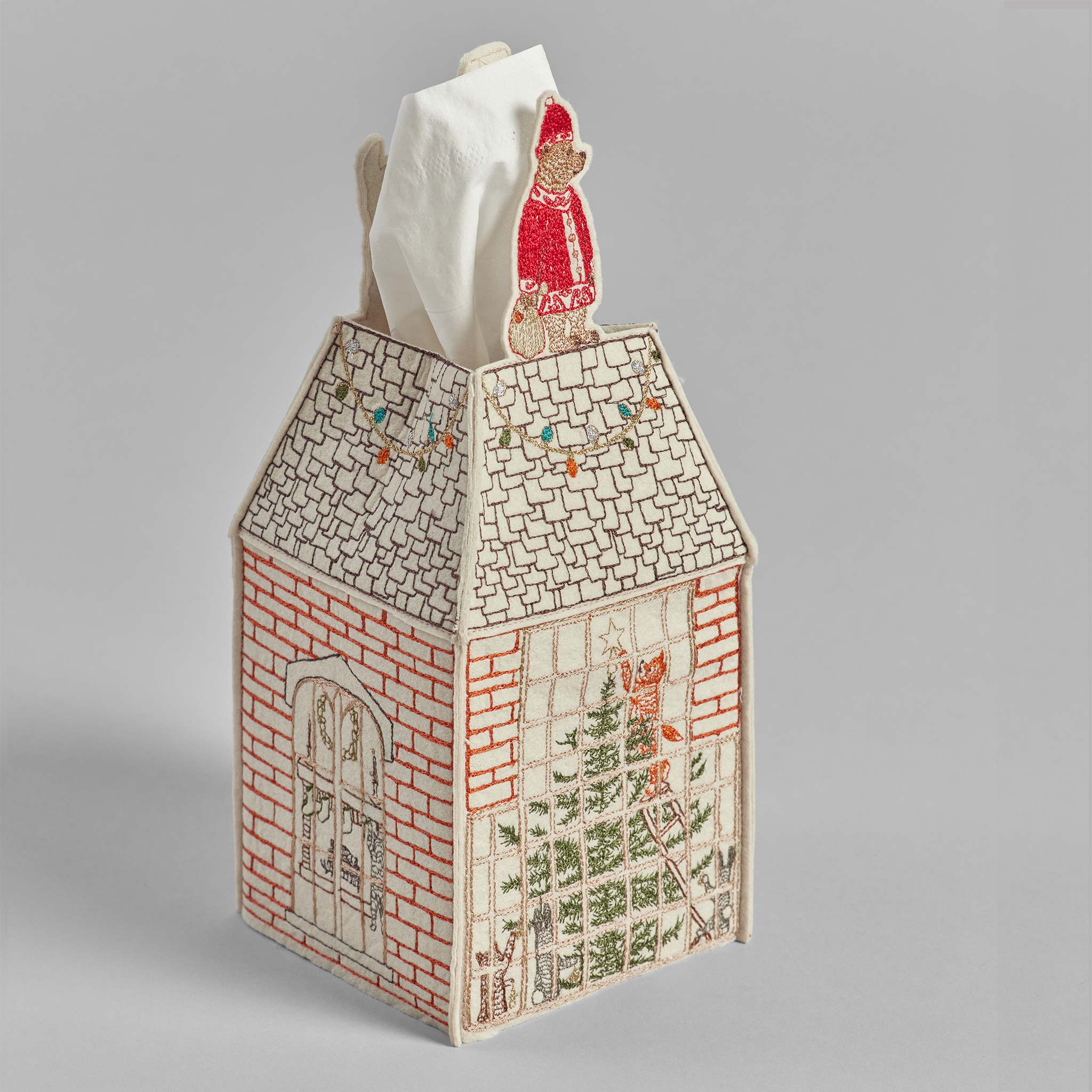 Holiday Tissue Cover Plastic Canvas Pattern