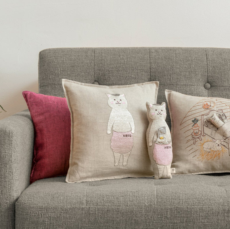 Coral & Tusk x Nekomura san Pillow