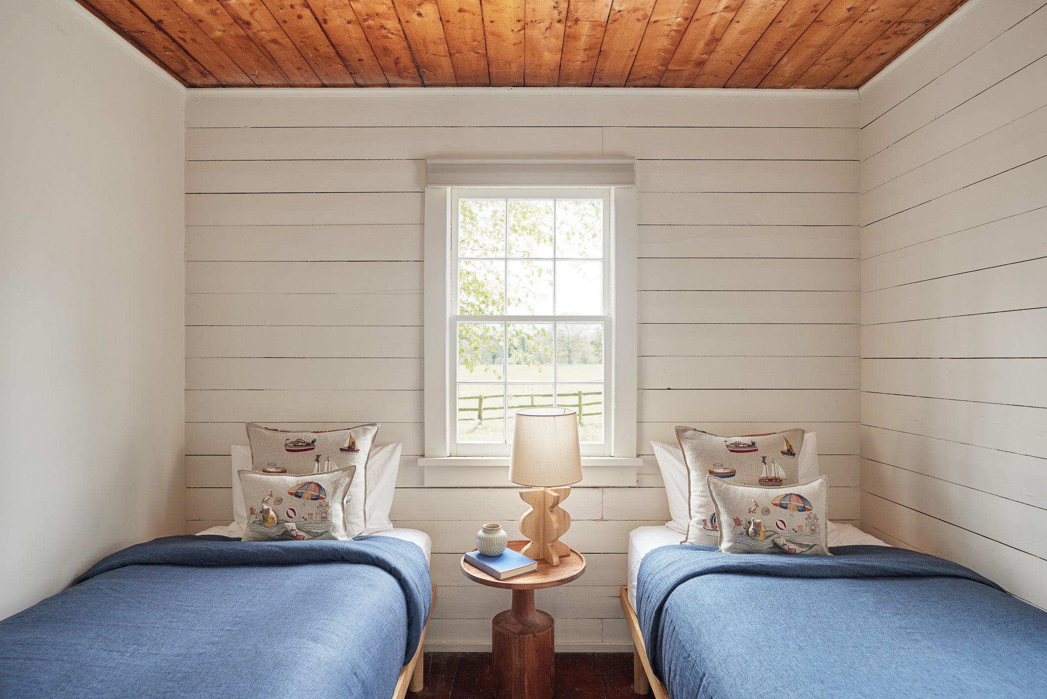 Day at the Beach Pocket Pillow