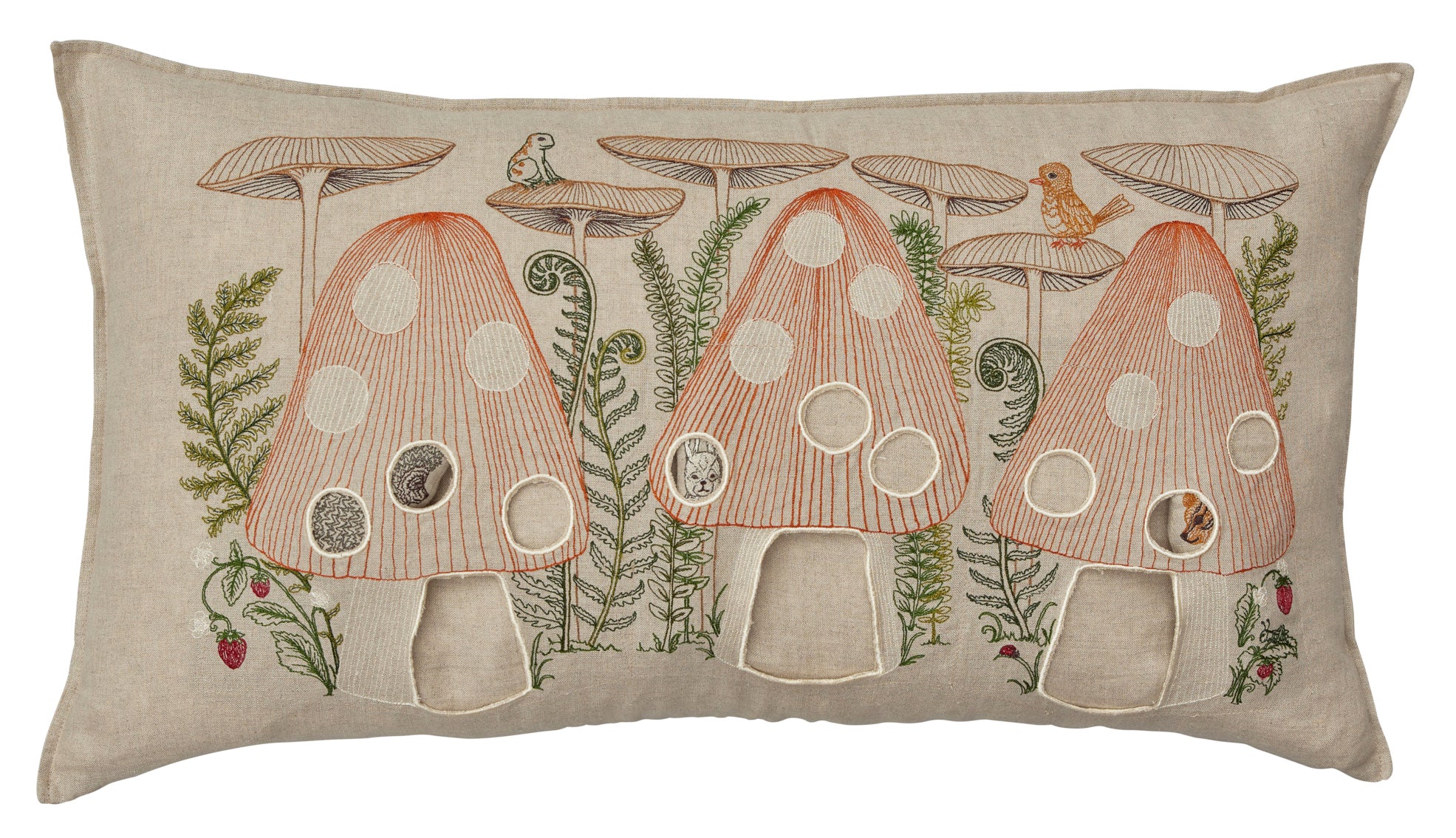 Mushroom Forest Pocket Pillow