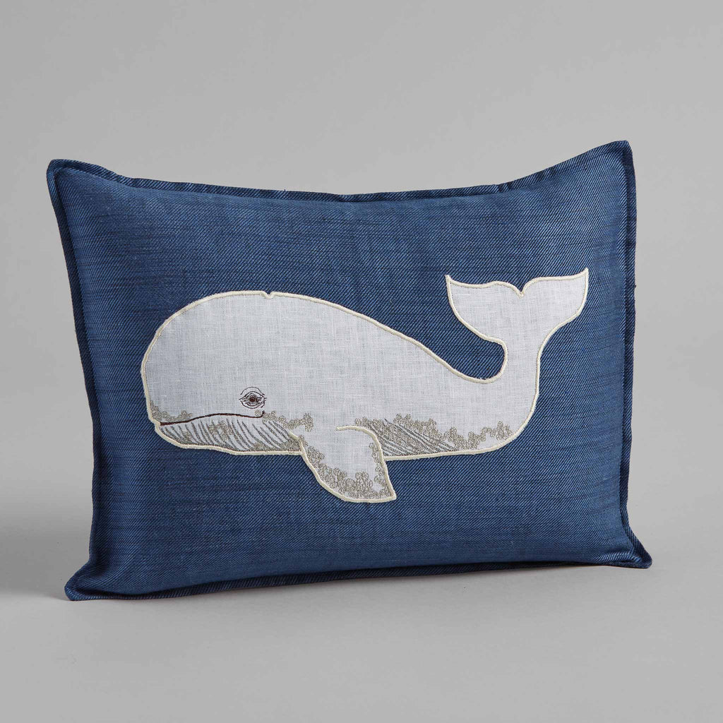Whale throw pillow discount